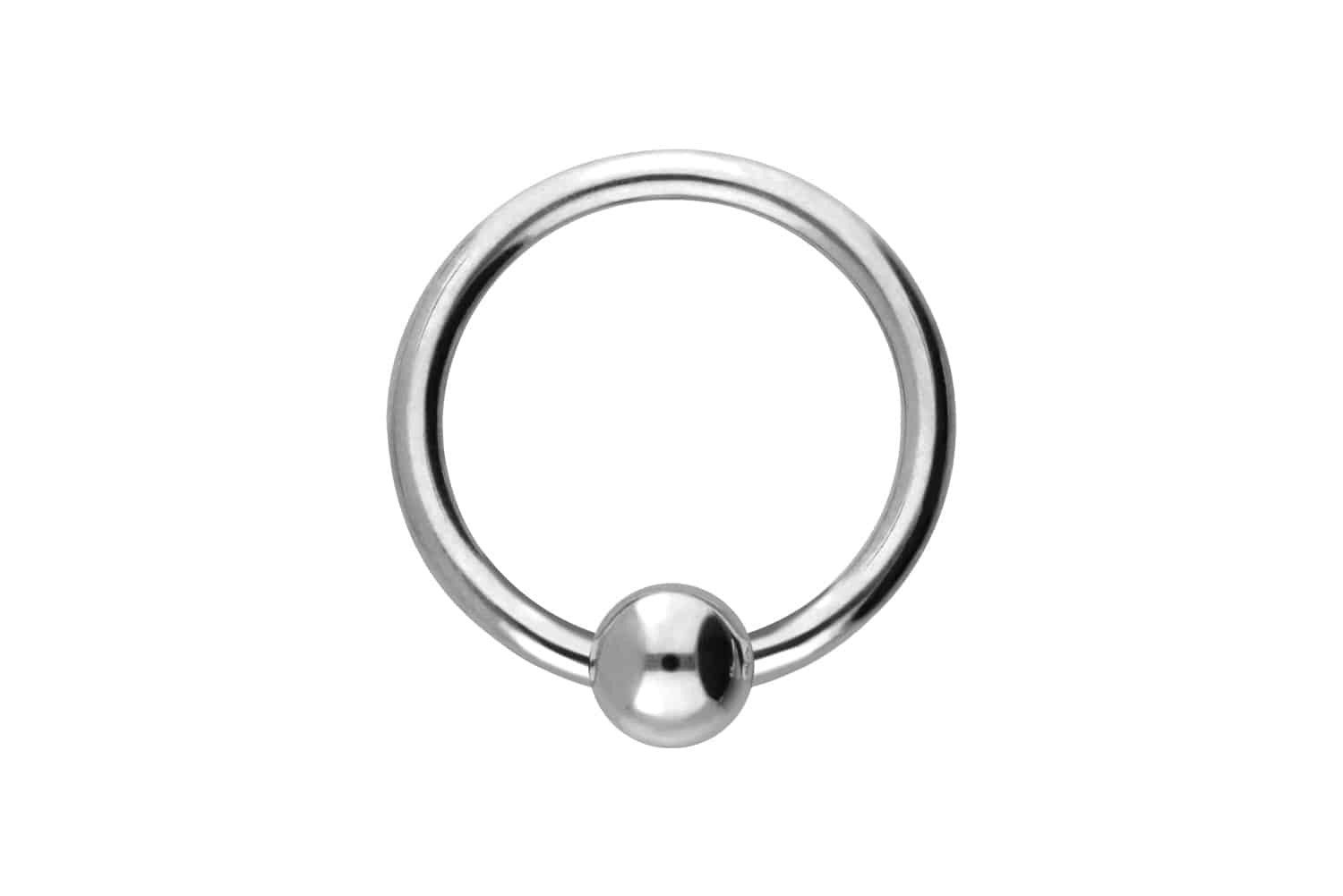 Nasenpiercing Chirurgenstahl O-Ring KUGEL - biegbar