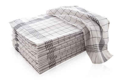 Hometex Premium Textiles Geschirrtuch »Trockentuch, Allzweck-Tücher kariert 50x70 cm aus 100% Baumwolle, Premium-Qualität - Vielfältig einsetzbar«