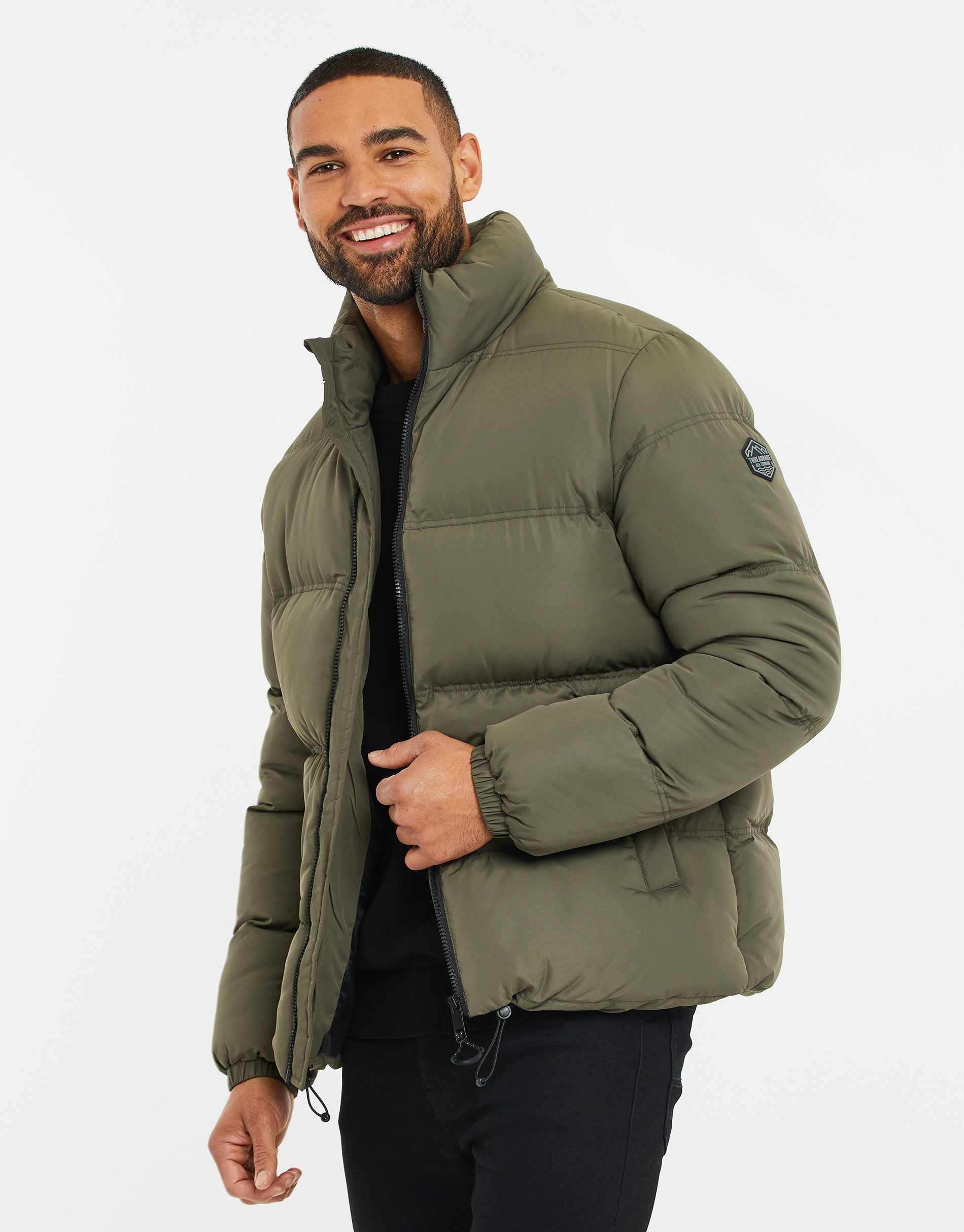 Threadbare Steppjacke THB Jacket Firth Padded (1-St) mit hohem Stehkragen