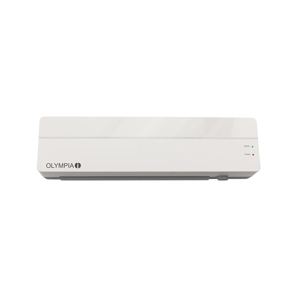 Olympia Laminiergerät 3119 für DIN A3, 80–125 Micron, ABS-Funktion, 3–5 Min. Aufwärmzeit, 300 mm/min, 2 LED-Anzeigen