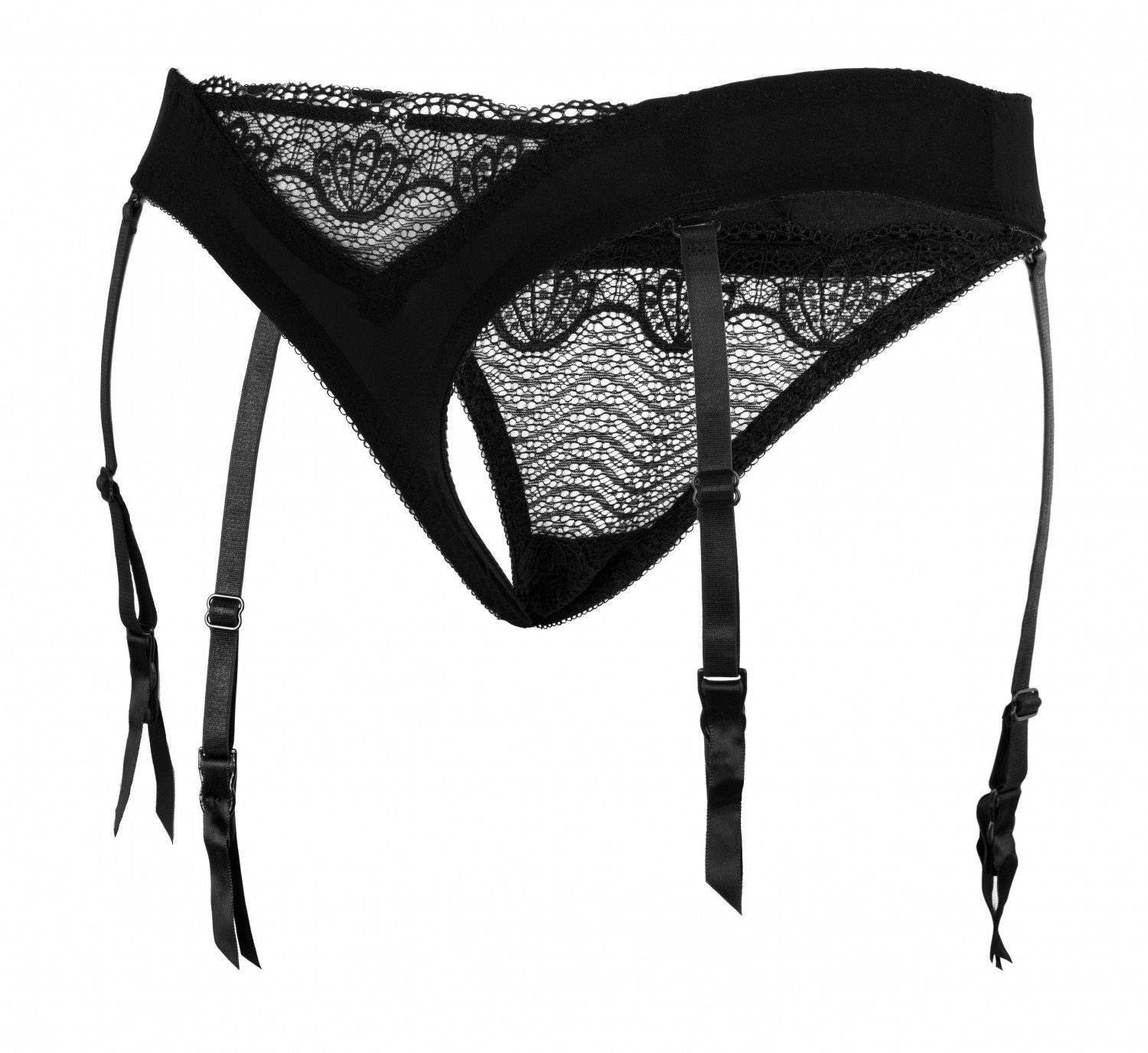 Fabio Farini String Sexy Strapse Panty für Frauen - Damen Strumpfhalter Höschen (Packung, 1-St) mit Strumpfhalter und Spitze
