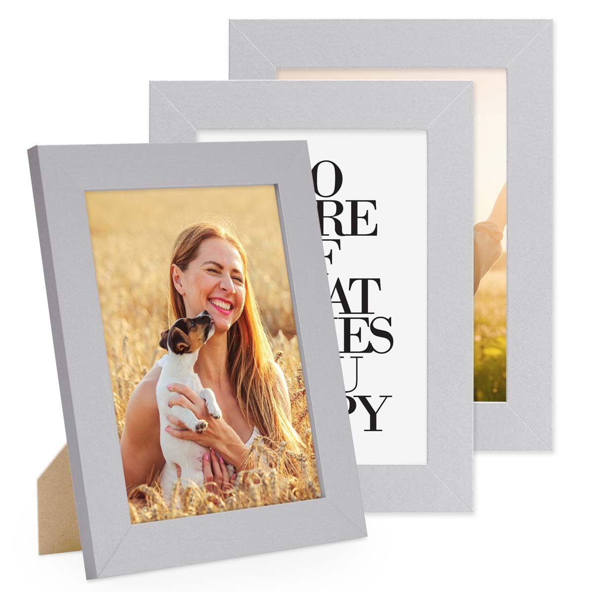 PHOTOLINI Bilderrahmen 3er Set breite Rahmen, günstig online kaufen