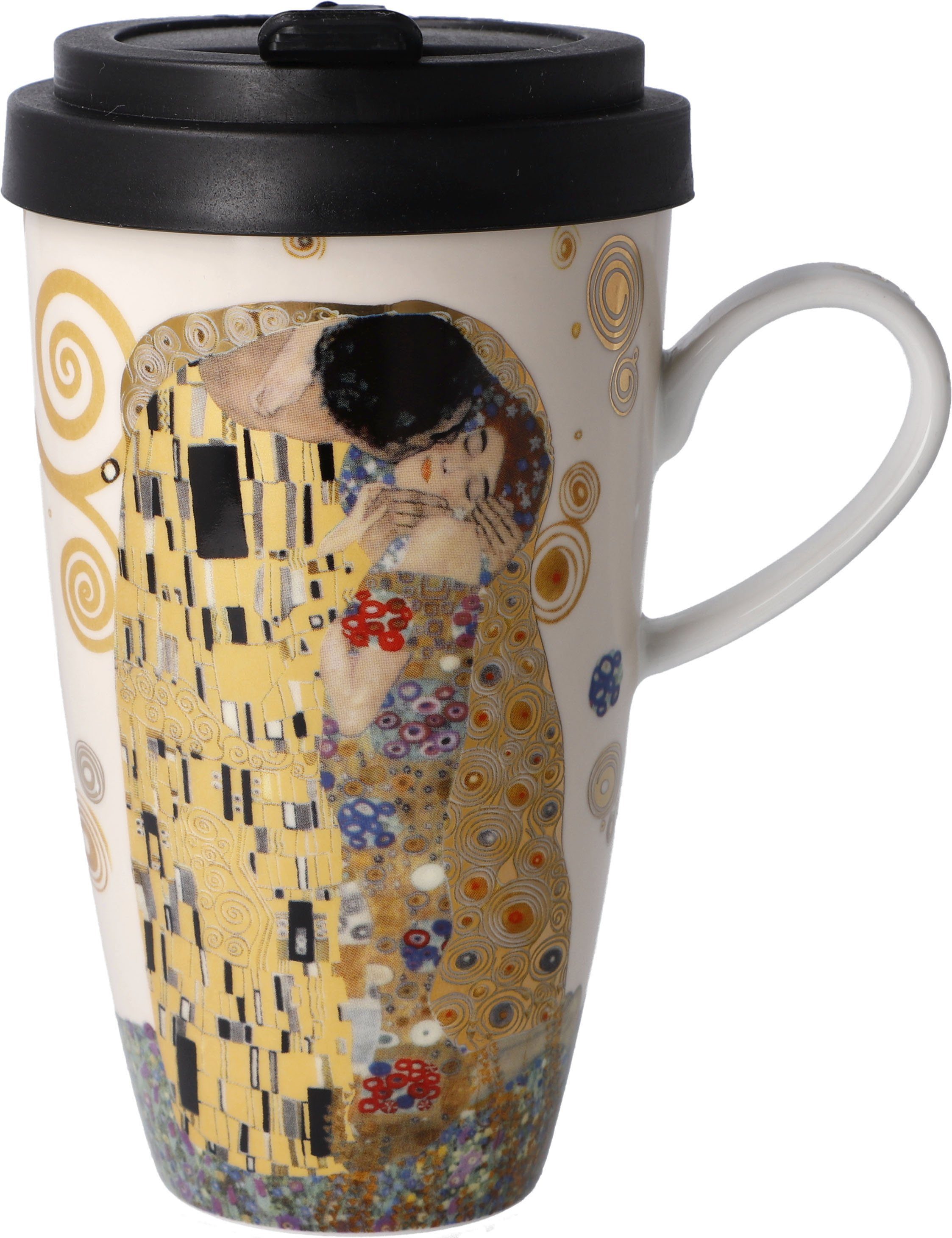 Goebel Coffee-to-go-Becher »Gustav Klimt - "Der Kuss"«, Fine China-Porzellan,  Kunststoff, aus Porzellan mit abnehmbarem Deckel, 500 ml online kaufen |  OTTO