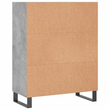 vidaXL Standregal Regalschrank Betongrau 69,5x32,5x90 cm Holzwerkstoff, 1-tlg.