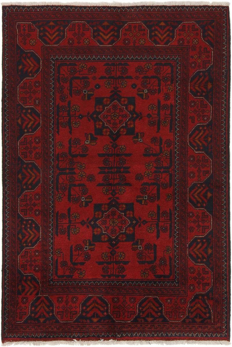 Orientteppich Khal Mohammadi 102x150 Handgeknüpfter Orientteppich, Nain Trading, rechteckig, Höhe: 6 mm