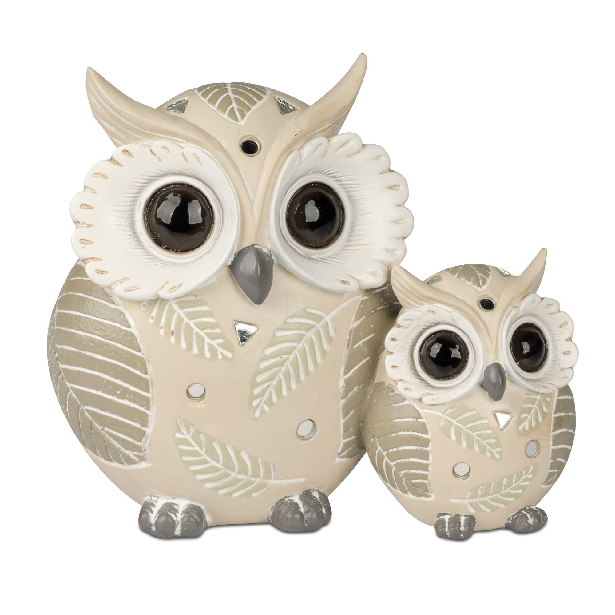 formano Dekofigur Creme, Farbe: Creme, Motiv: Eule günstig online kaufen