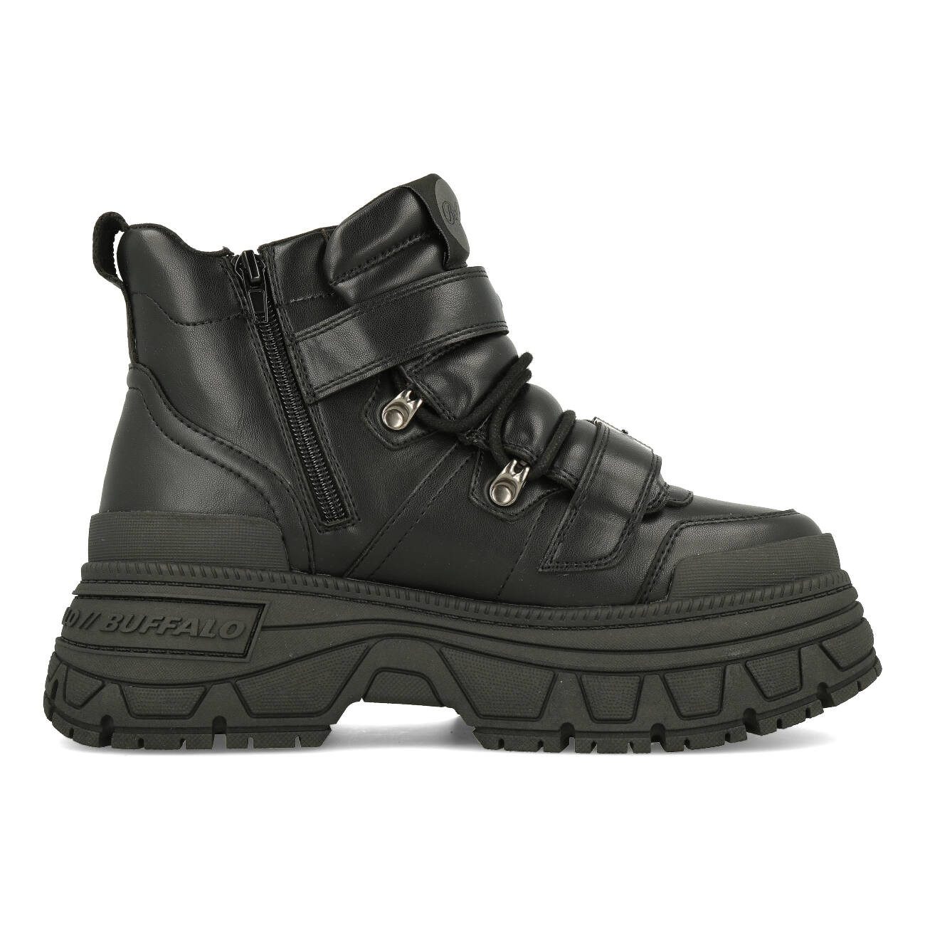 Buffalo Buffalo Fusion Hike Mid Black Chelseaboots