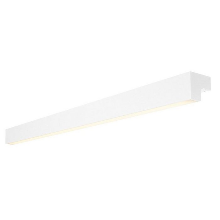 SLV Spiegelleuchte LED Wand- und Deckenleuchte L-Line in Weiß 18 5W 1650lm IP44 keine Angabe Leuchtmittel enthalten: Ja fest verbaut LED warmweiss Badezimmerlampen Badleuchte Lampen für das Badezimmer