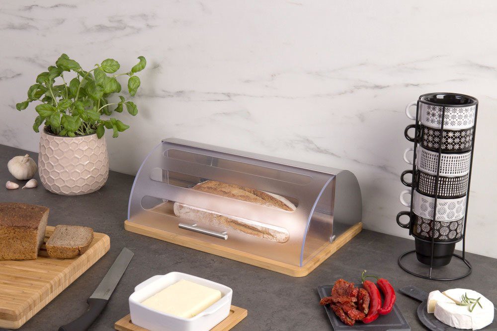 5five Simply Smart Brotkasten, Bambus, (einzeln, 1-tlg., einzeln), Brotkiste