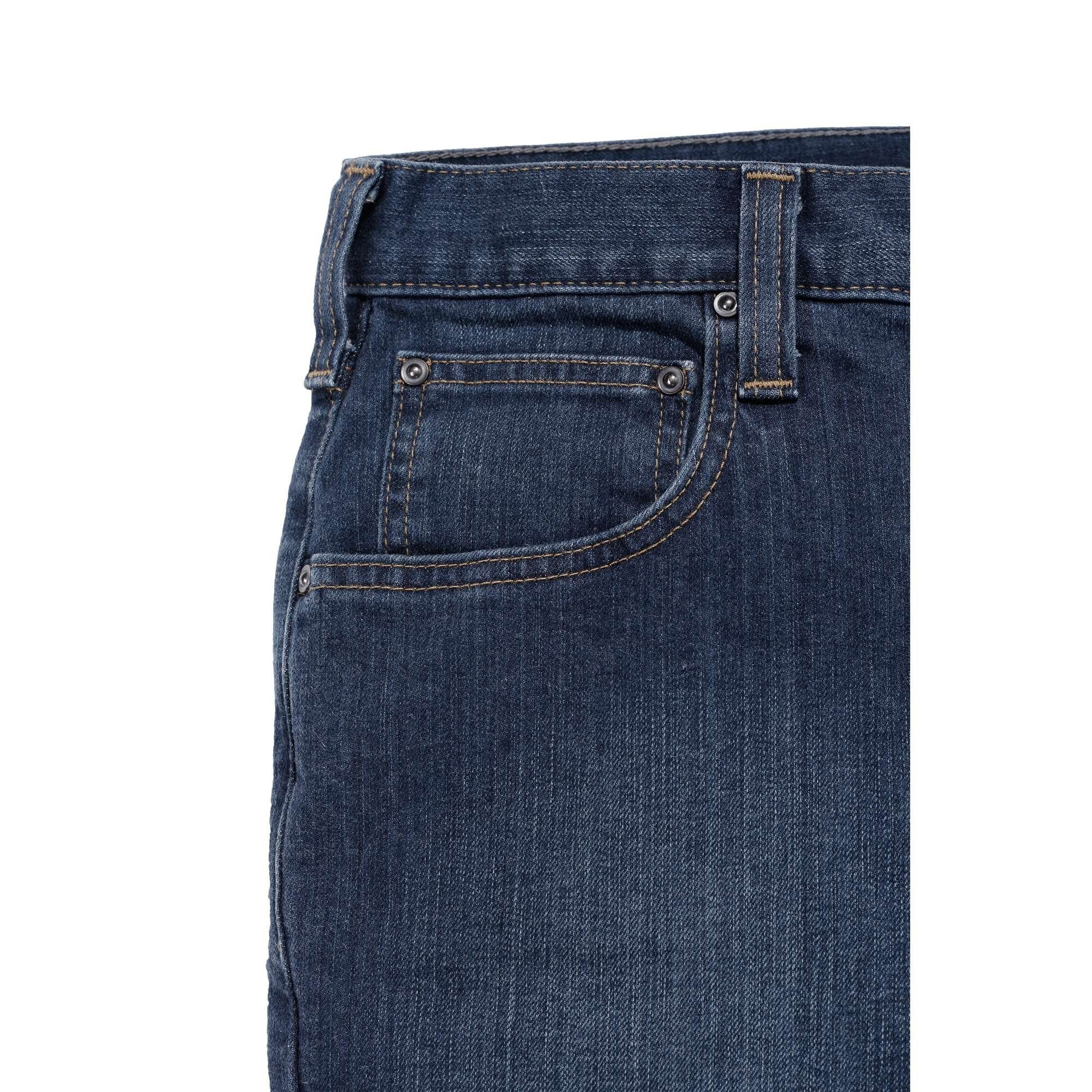 chambray STRAIGHT FLEX (1-tlg) RUGGED Carhartt JEAN Stretch-Jeans RELAXED blue light