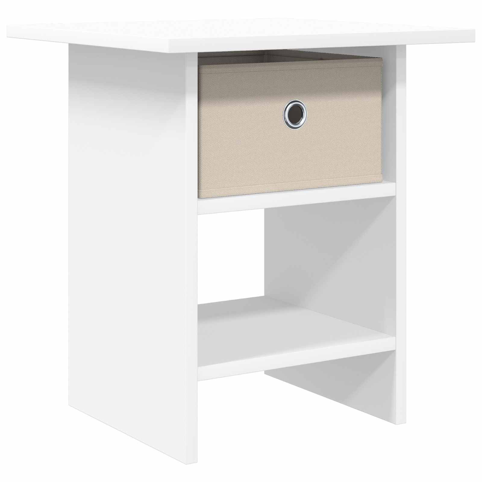 vidaXL Nachttisch 41 x 40 x 45 cm Nachttisch Nachtschrank Nachtkommode mit Schubladen We