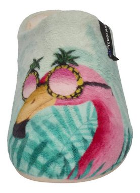 VERBENAS YORK ANIMAL PELO Hausschuh Flamingo