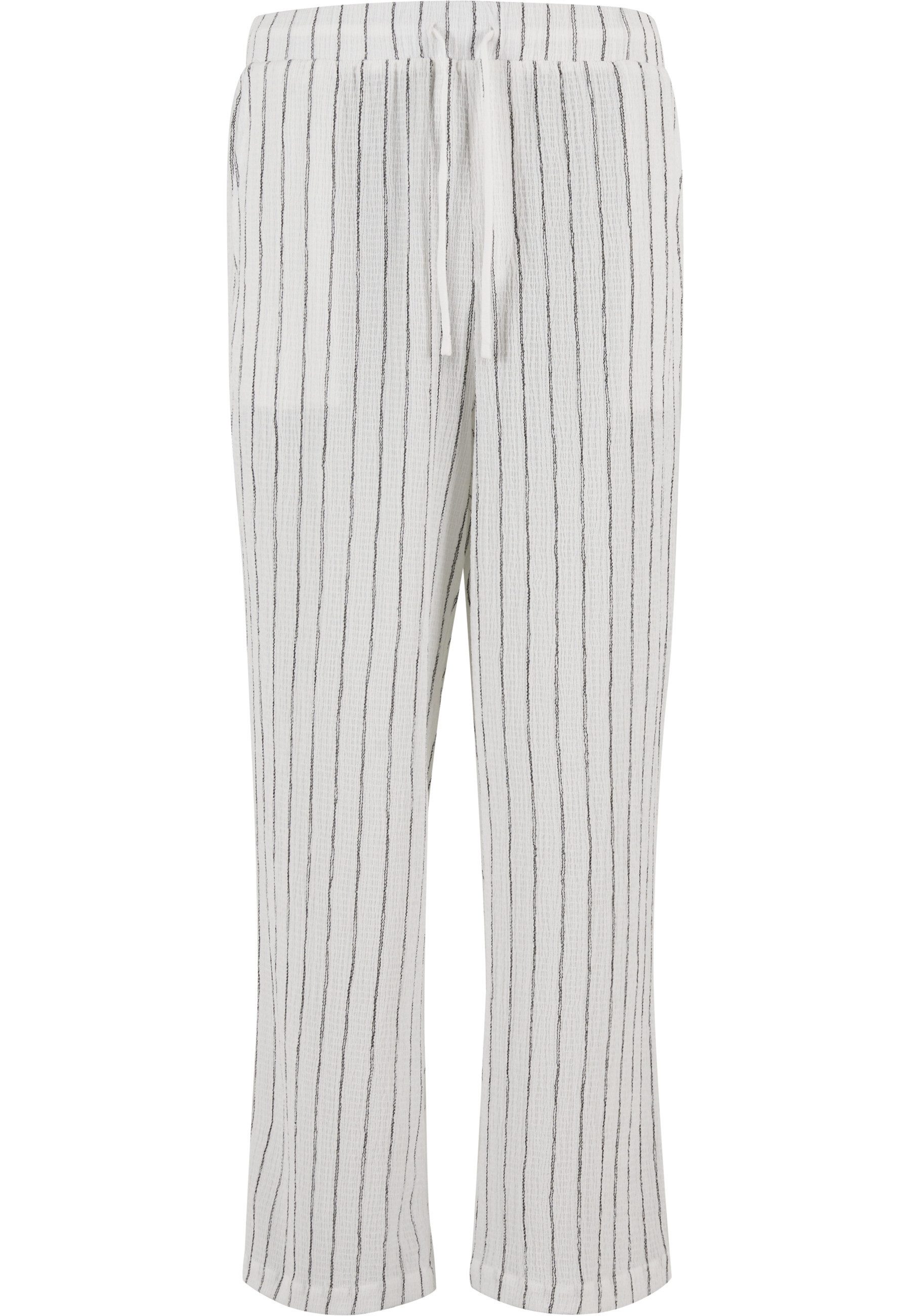 URBAN CLASSICS Stoffhose Urban Classics Striped Crinkle Resort Pants (1-tlg)