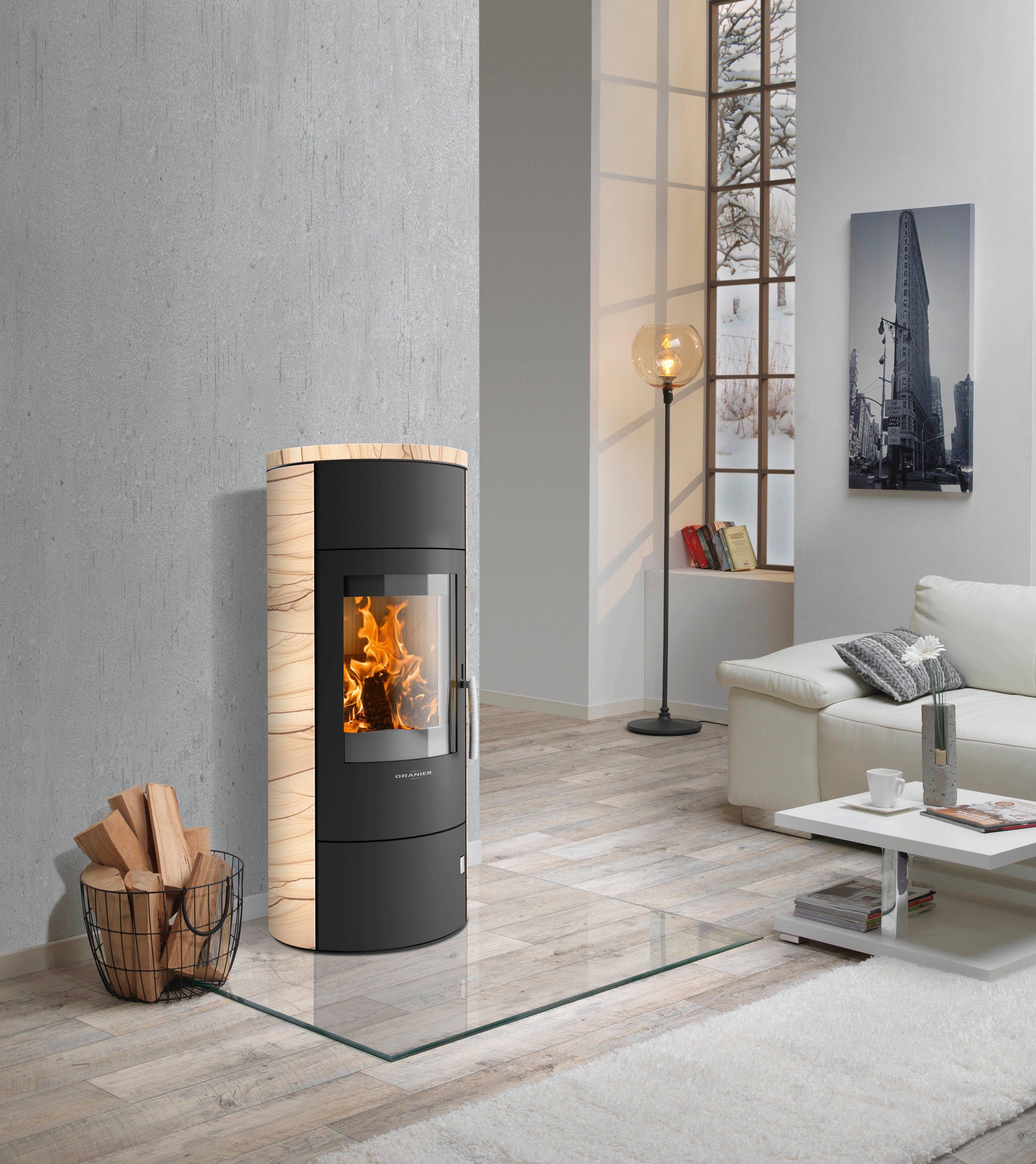 Oranier Kaminofen »Polar W+ 2.0«, 6,5 kW, Zeitbrand günstig online kaufen