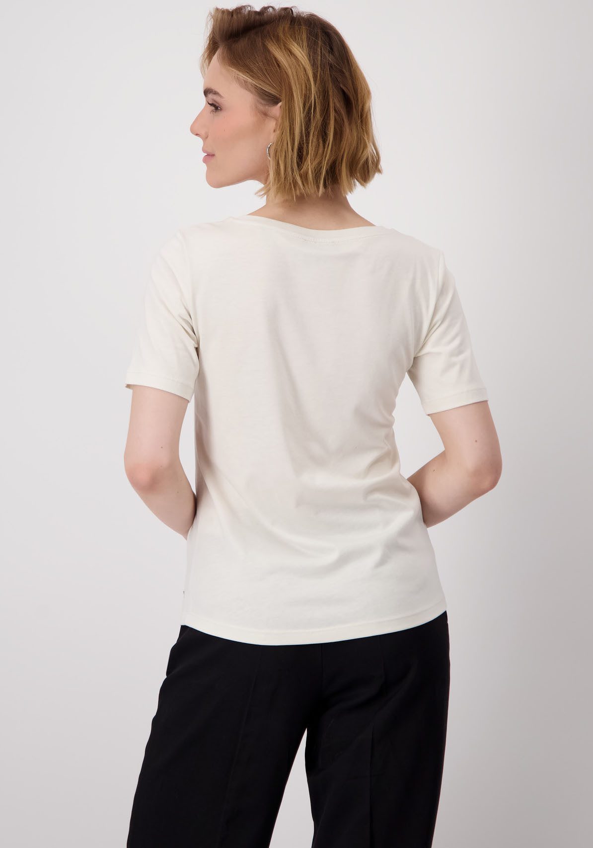 Monari Rundhalsshirt mit Frontprint günstig online kaufen