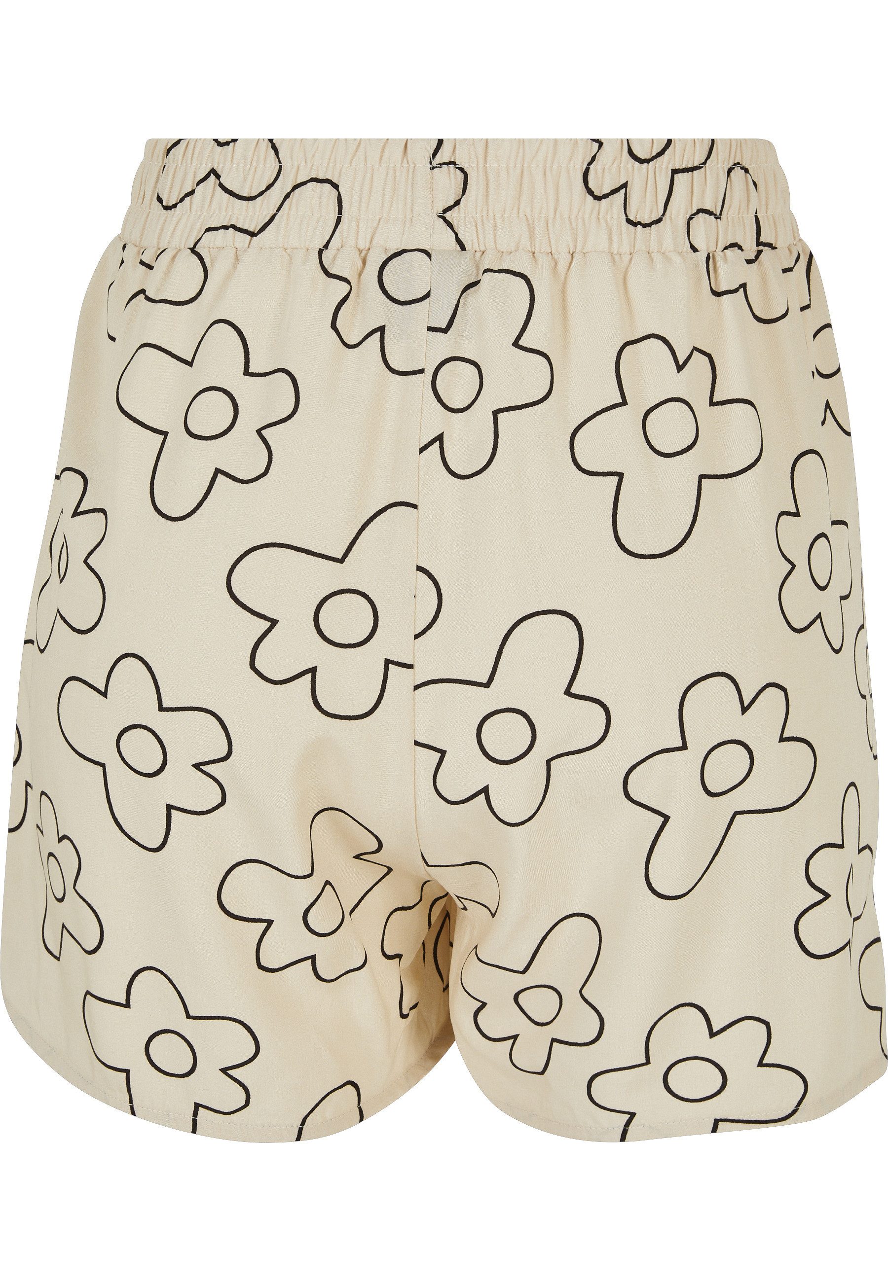 URBAN CLASSICS Stoffhose Urban Classics Damen Ladies AOP Viscose Resort Shorts (1-tlg)