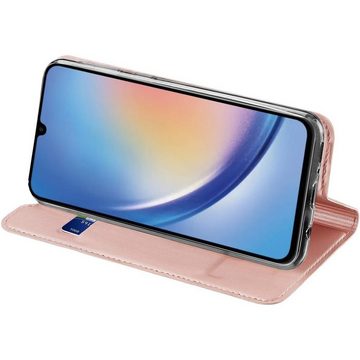 CoolGadget Handyhülle Magnet Case Handy Tasche für Samsung Galaxy A34 5G 6,5 Zoll, Hülle Klapphülle Ultra Slim Flip Cover für Samsung A34 5G Schutzhülle