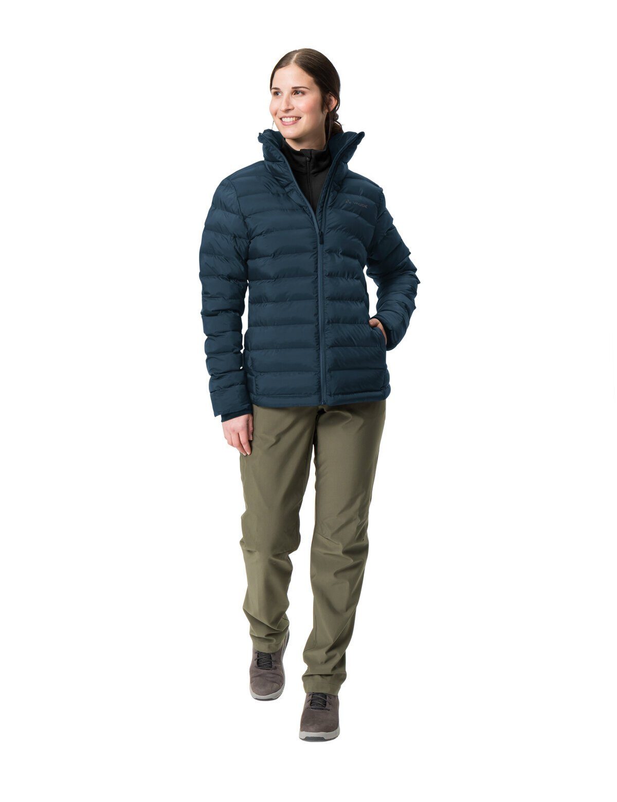 VAUDE Outdoorjacke Klimaneutral kompensiert (1-St) dark sea Mineo Padded Women's Jacket