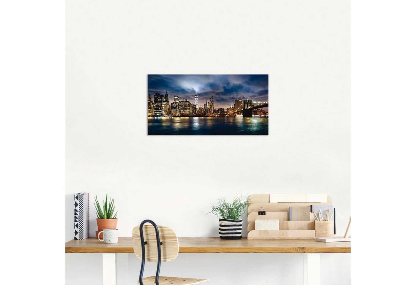 Artland Wandbild »Sonnenaufgang über Manhattan«, Amerika (1 Stück)-kaufen
