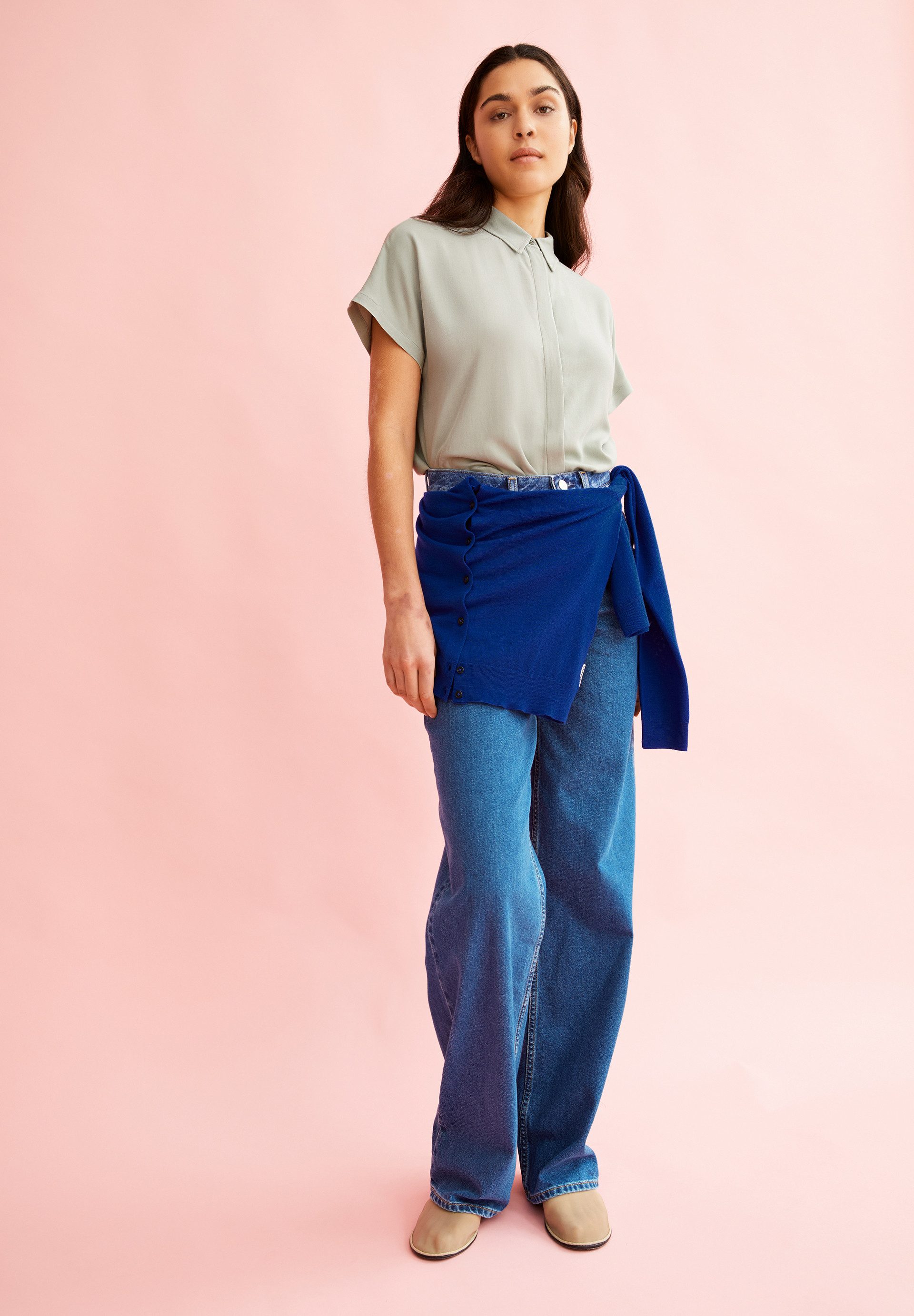 Armedangels Hemdbluse LARISAANA Bluse aus LENZING™ ECOVERO™ Viskose (1-tlg) Relaxed Fit
