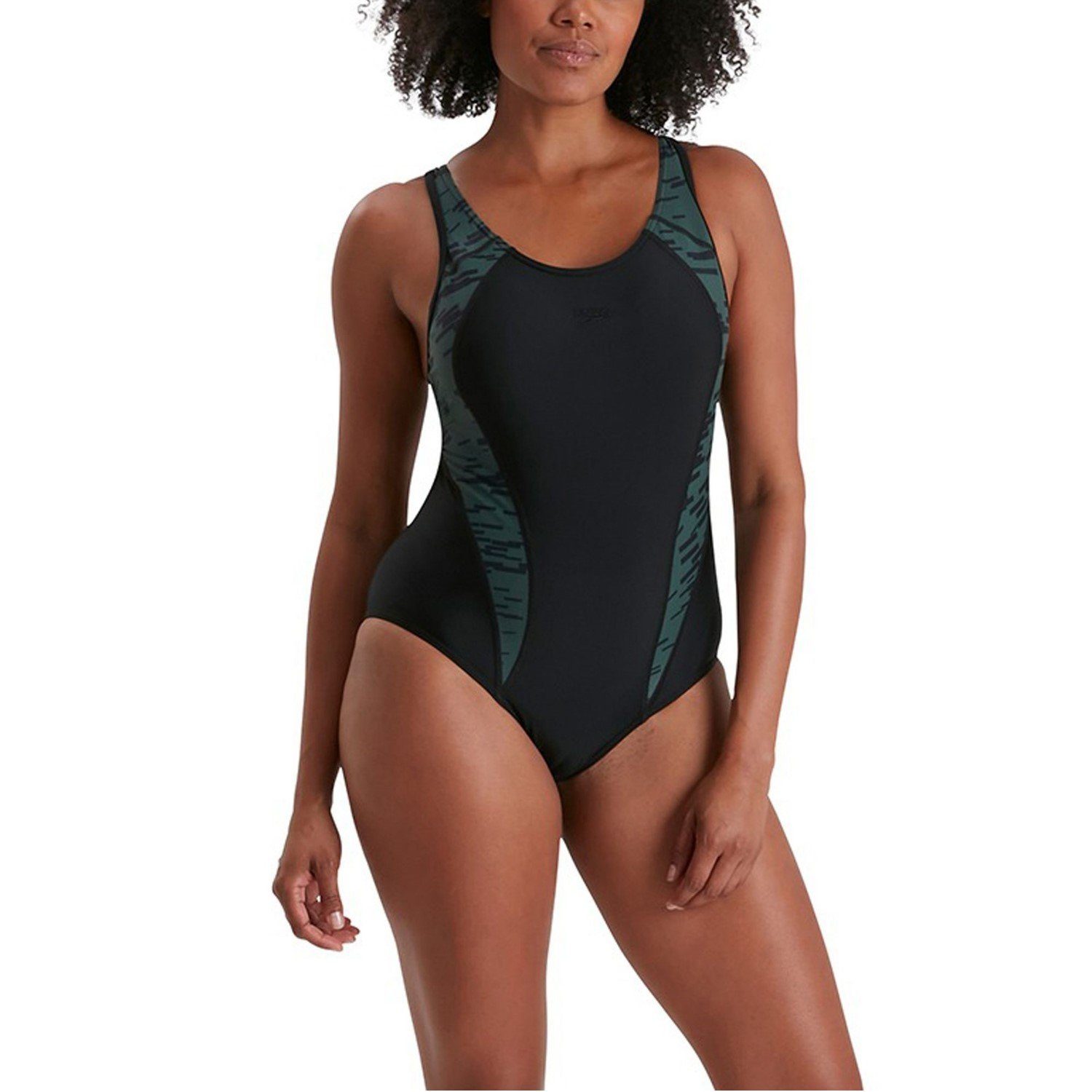 Speedo Badeanzug Panel Laneback Badeanzug