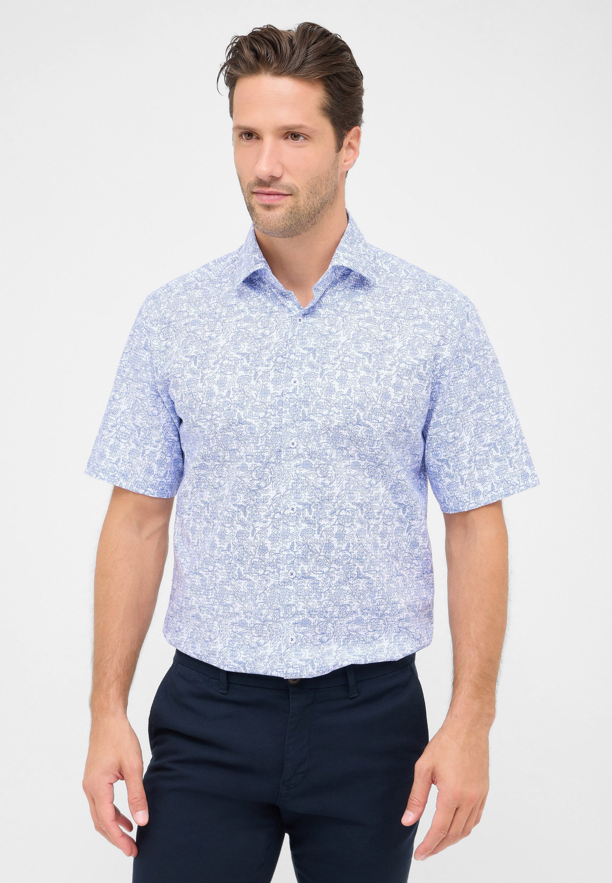 Eterna Kurzarmhemd MODERN FIT NON IRON (bügelfrei) günstig online kaufen