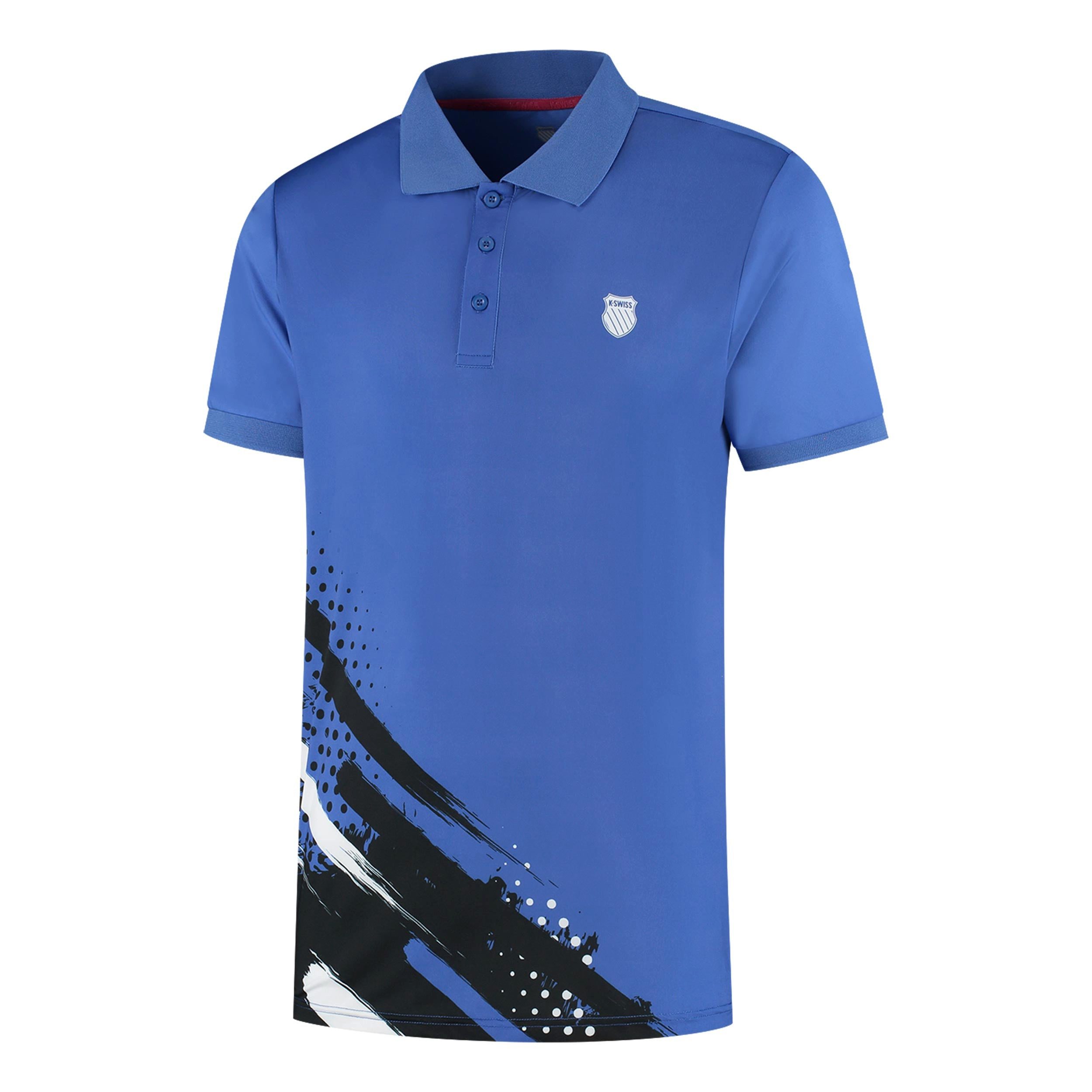 K-Swiss Poloshirt Hypercourt Print Stripe