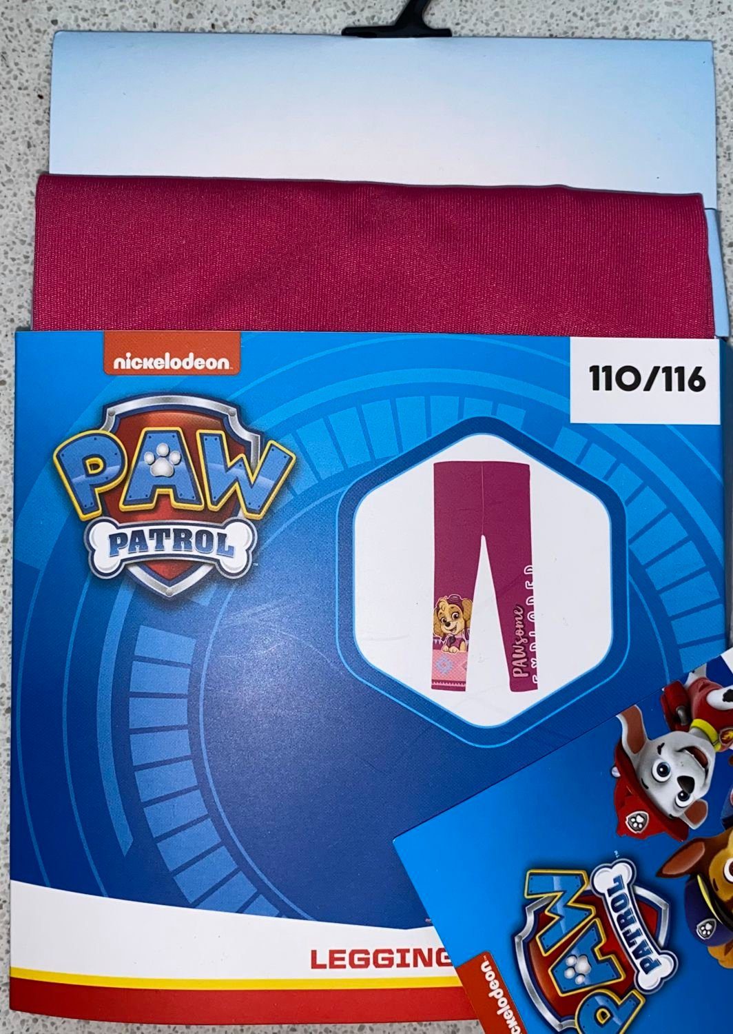PAW PATROL Leggings PAW PATROL Mädchen Leggings Mädchenhose Kinder rosa + pink Hosen Leggins Gr.92 98/104 110/116 122/128