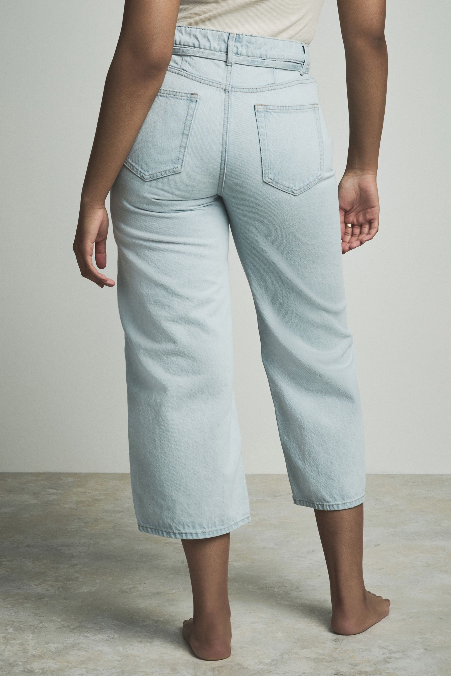 Next Caprijeans Verkürzte Jeans mit weitem günstig online kaufen