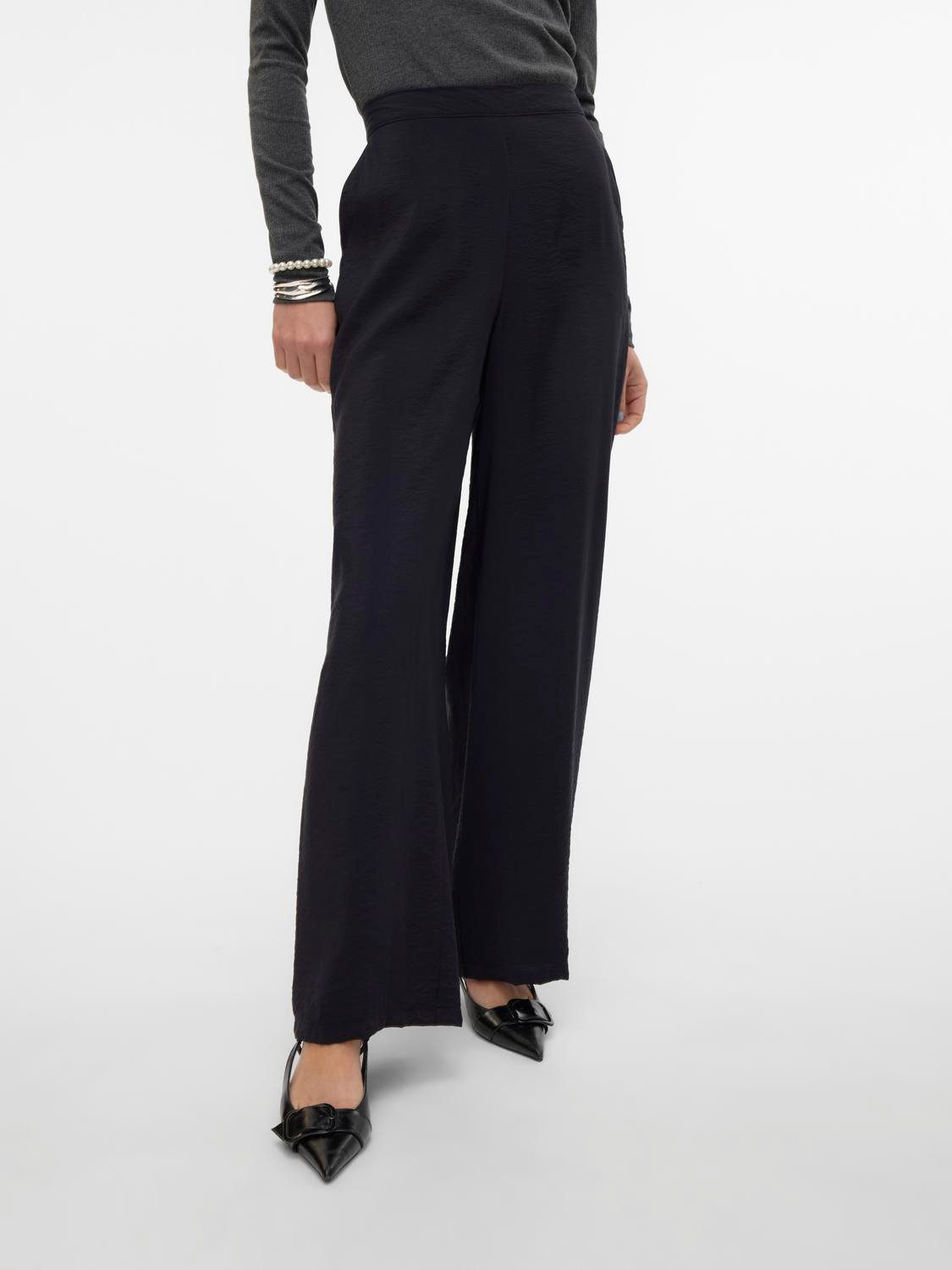 Vero Moda Schlupfhose VMJOSIE HW WIDE PANT WVN GA NOOS