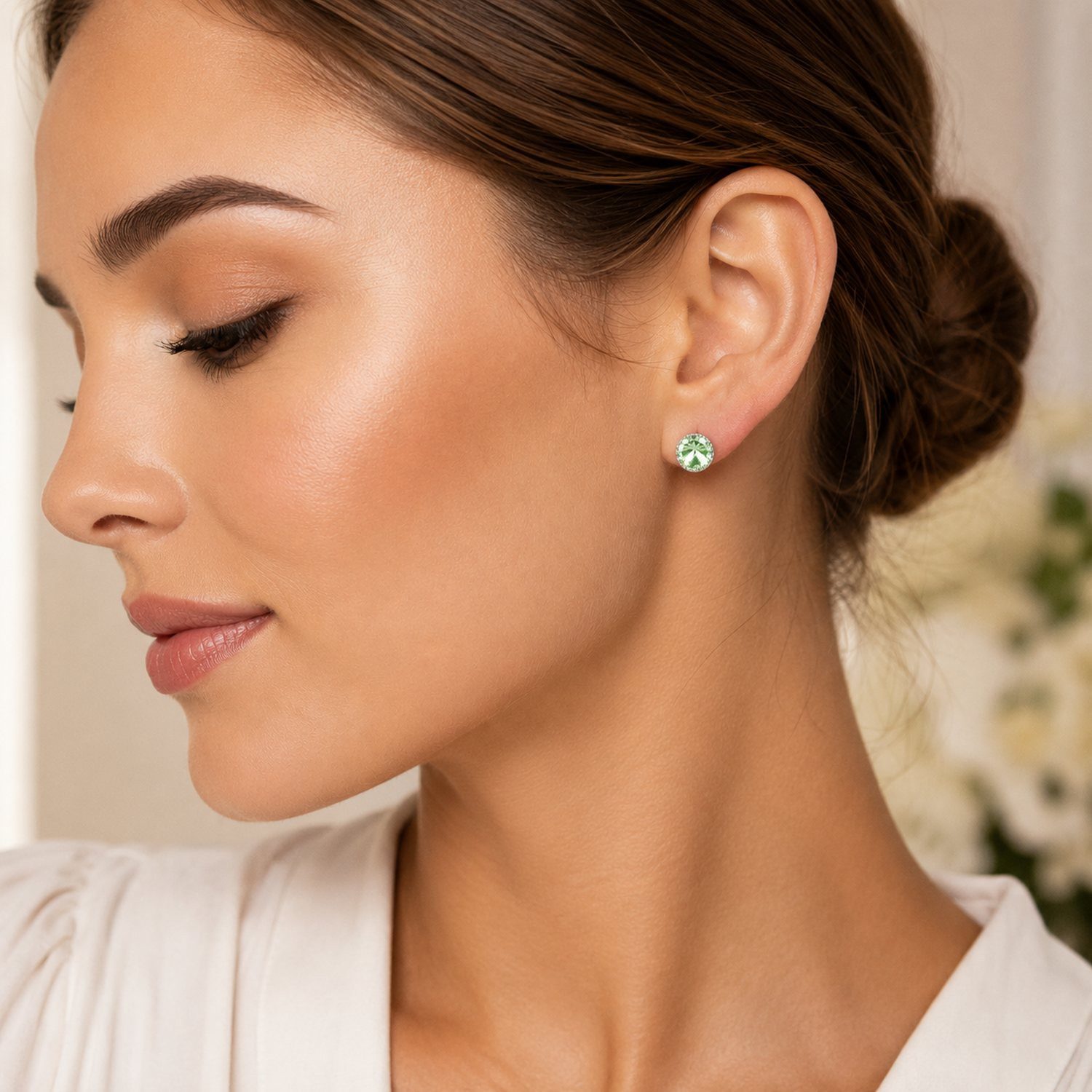 LUISIA® Paar Ohrstecker LUISIA® Solitär Ohrstecker "Joy" mit Kristallen von Swarovski®, Viele Farben verfügbar