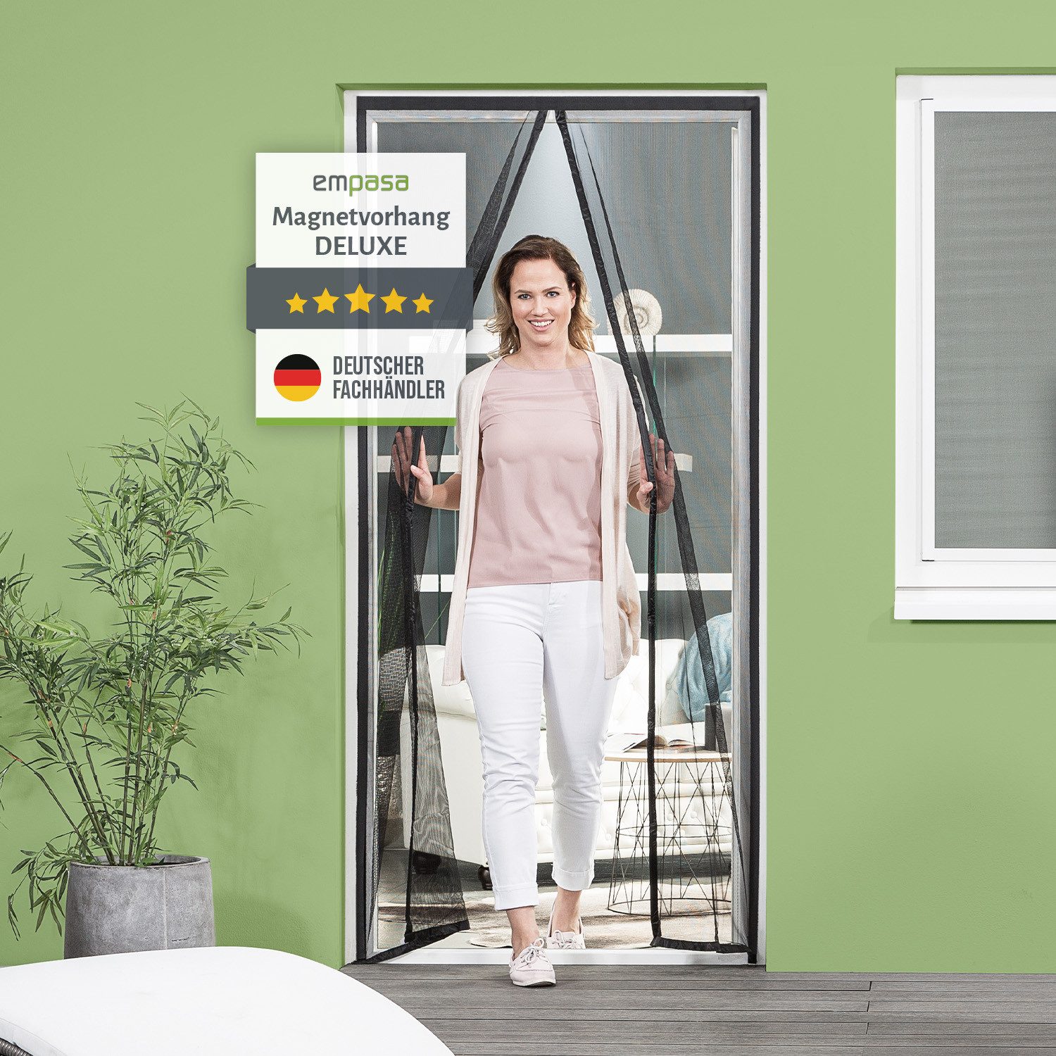 empasa Insektenschutz-Tür DELUXE, Lamellenvorhang Magnetverschluss Insekten günstig online kaufen
