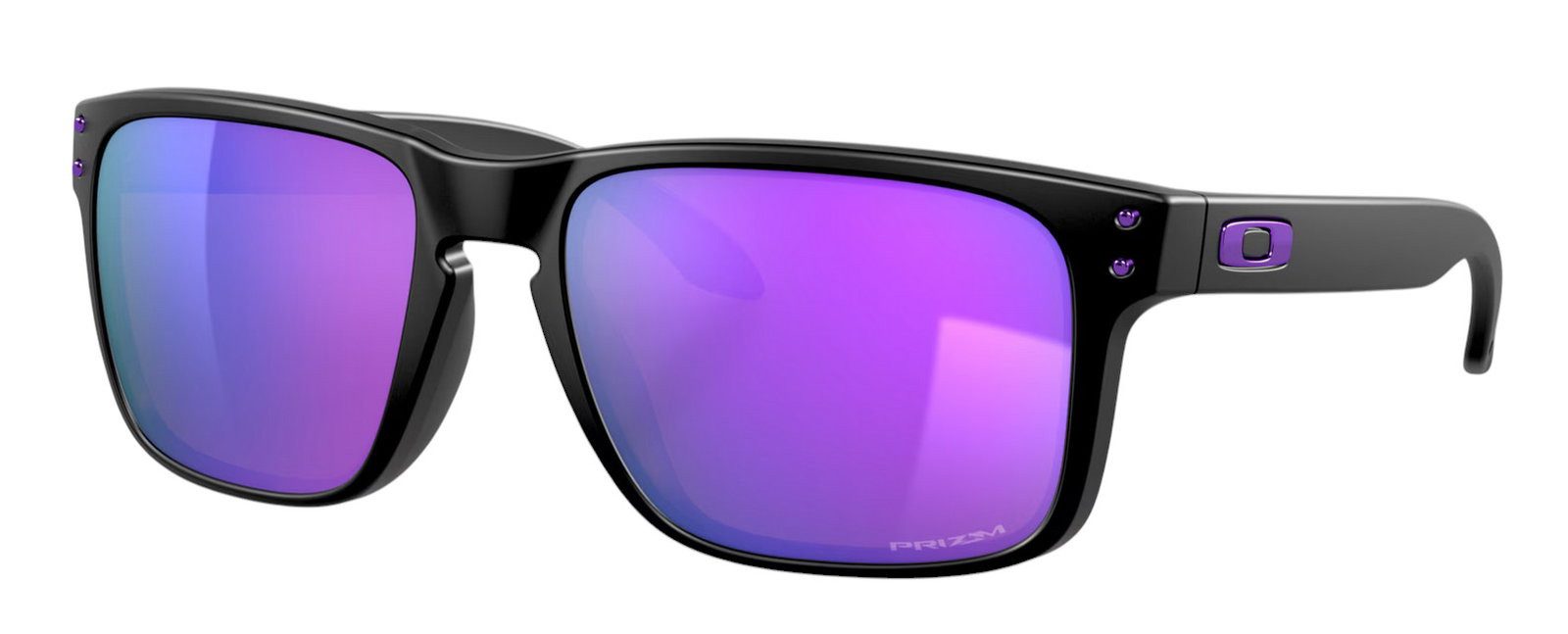 Oakley Sonnenbrille Holbrook (Glasfarbe: Prizm violet) matt schwarz 9102K6 - 1 Brille