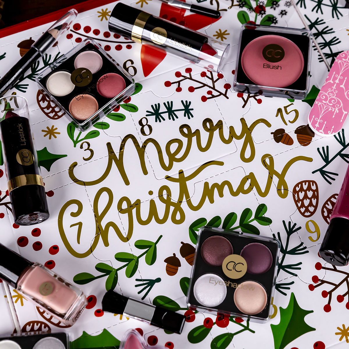ACCENTRA Adventskalender Kosmetik Adventskalender für Frauen – 24 Trendprodukte Make-up &, 24 Trendprodukte für Make-up & Nägel