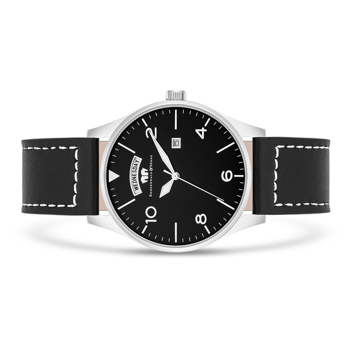 Rhodenwald & Söhne Quarzuhr Vintage schwarz, günstig online kaufen