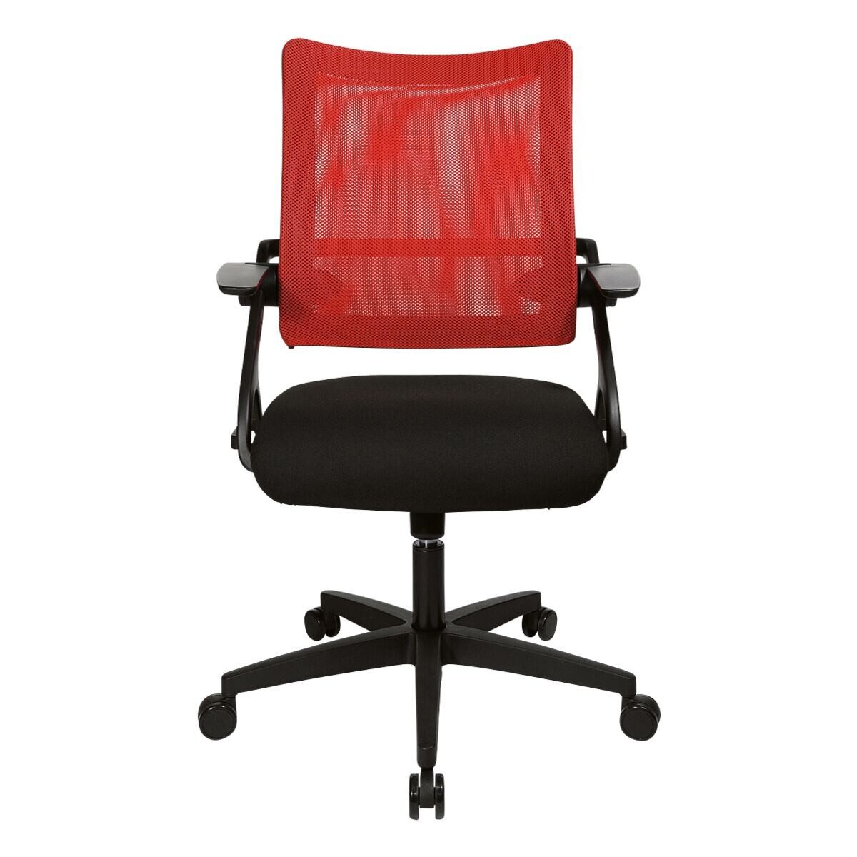 TOPSTAR Schreibtischstuhl New S'move, mit Armlehnen, Muldensitz, Knierolle und Wippmechanik