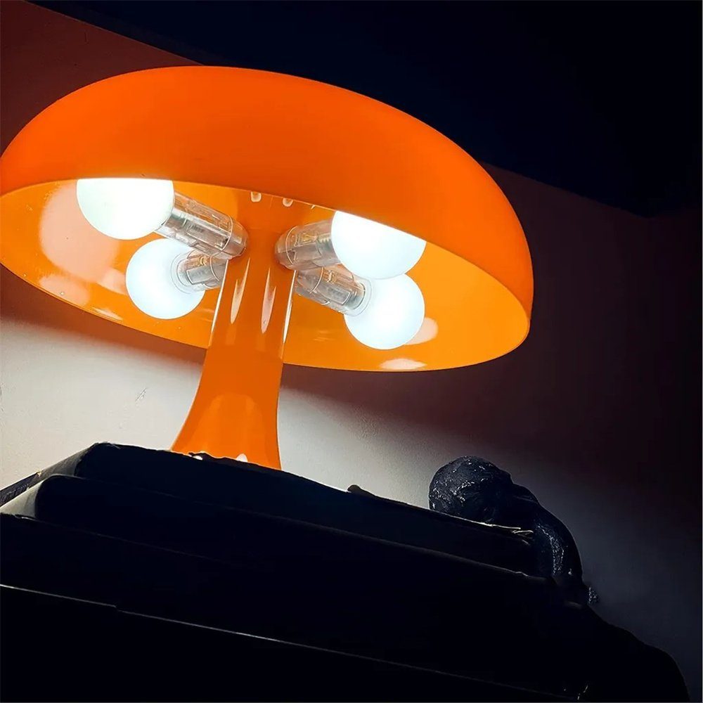 Pilz Lampe Nachttischlampe Jahre, 60er-80er lampe,Retro DAYUT 22×33cm Nachttischlampe
