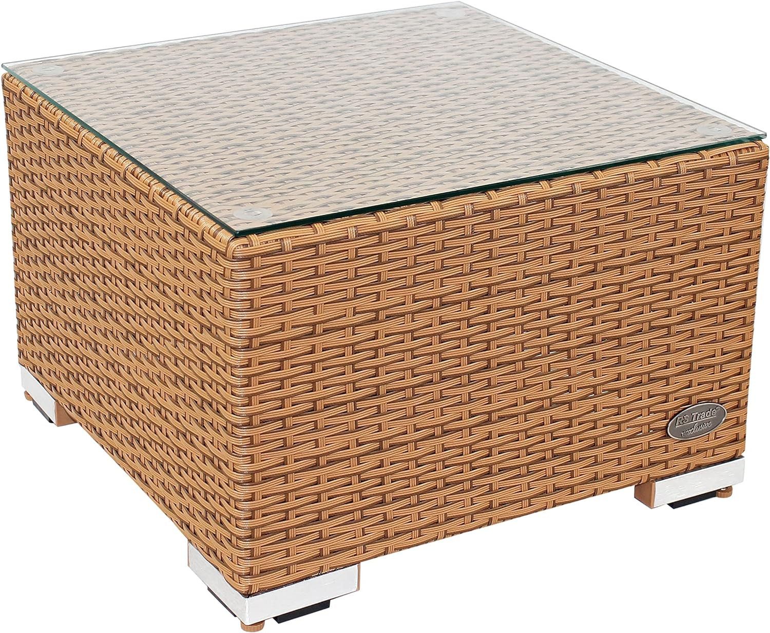 RS Trade Beistelltisch Beistelltisch Rattan günstig online kaufen