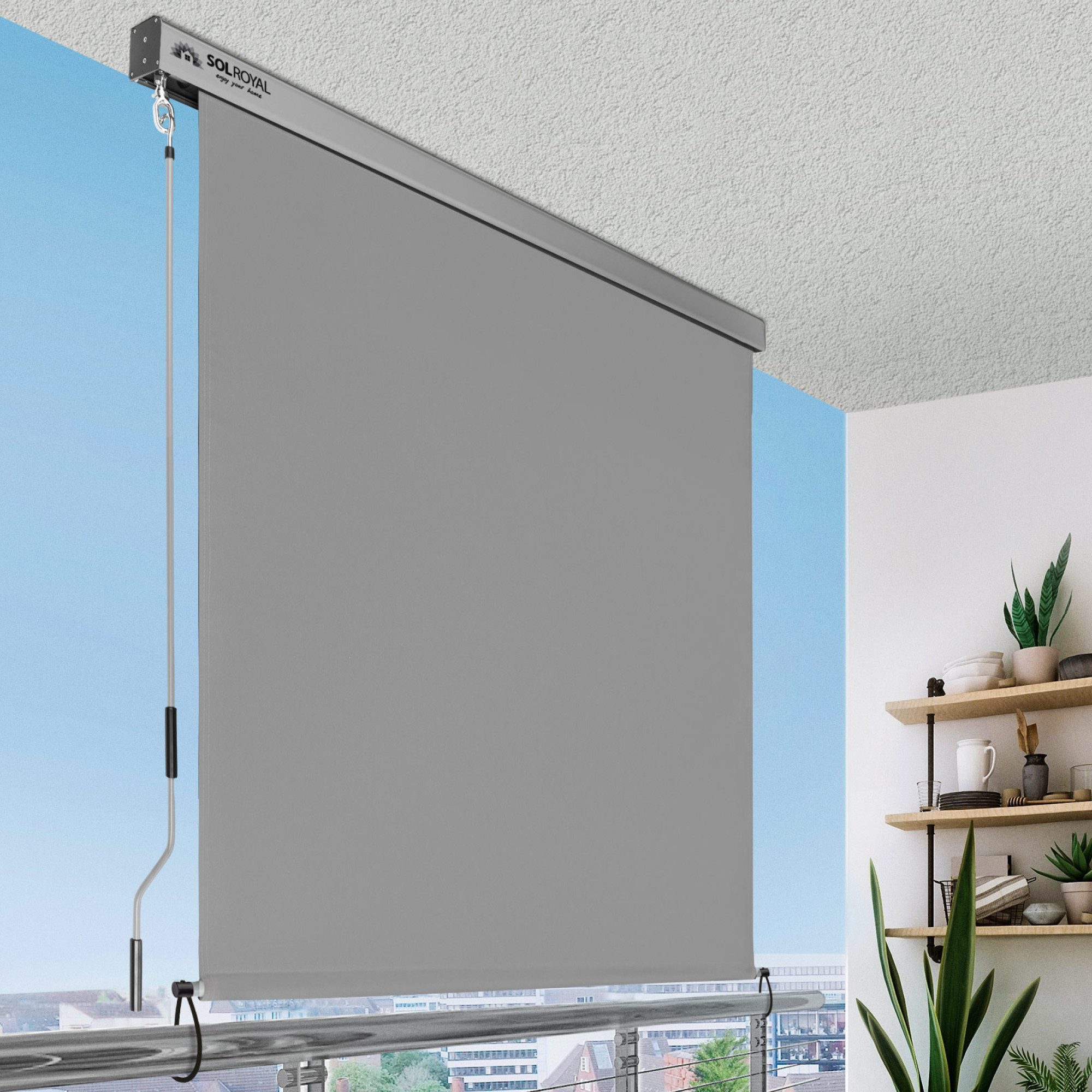 Sol Royal Senkrechtmarkise SolVision MS5 verschiedene Farben & Größen