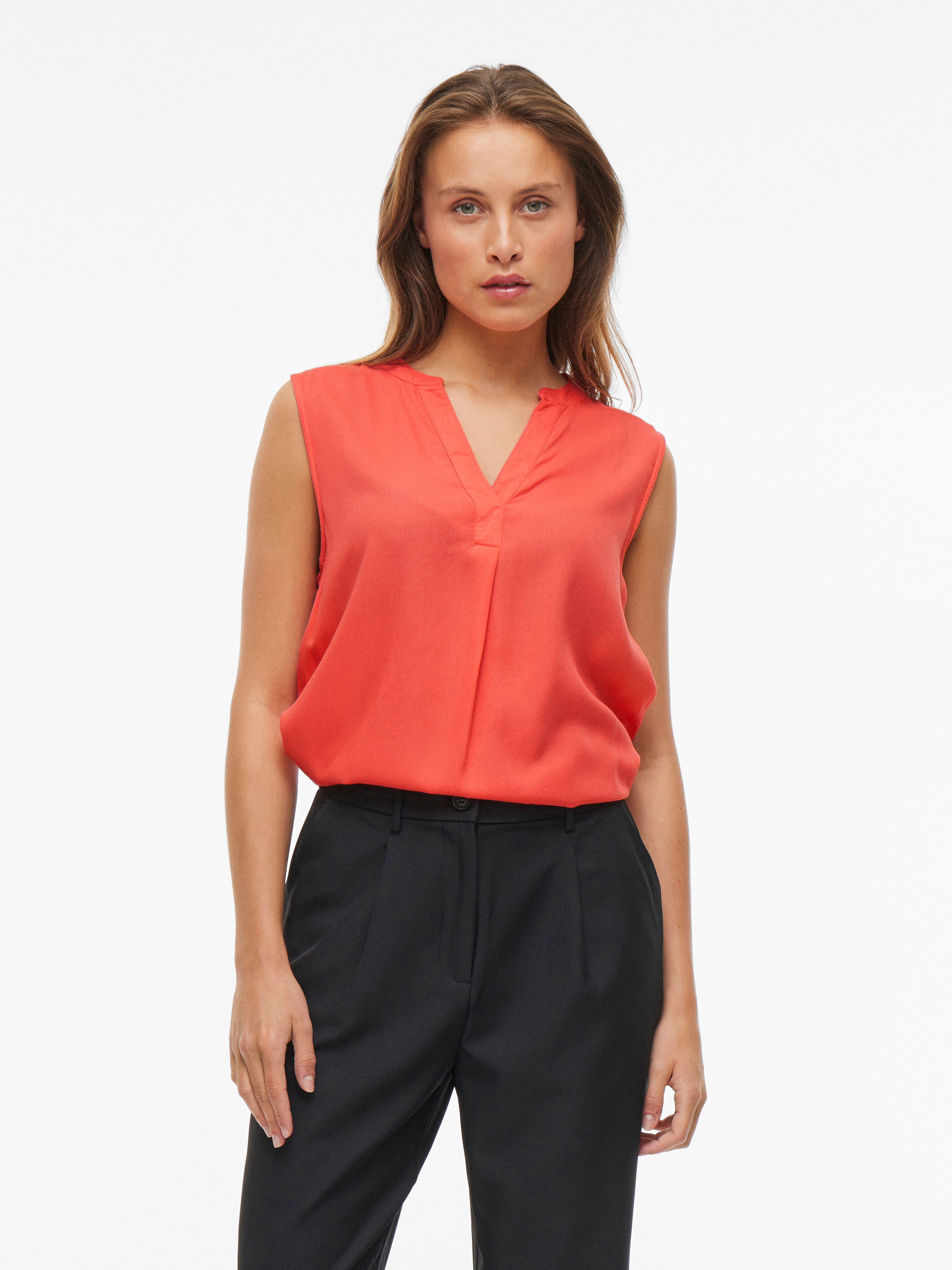 Vila Blusentop VIROSA V-NECK S/L TOP günstig online kaufen