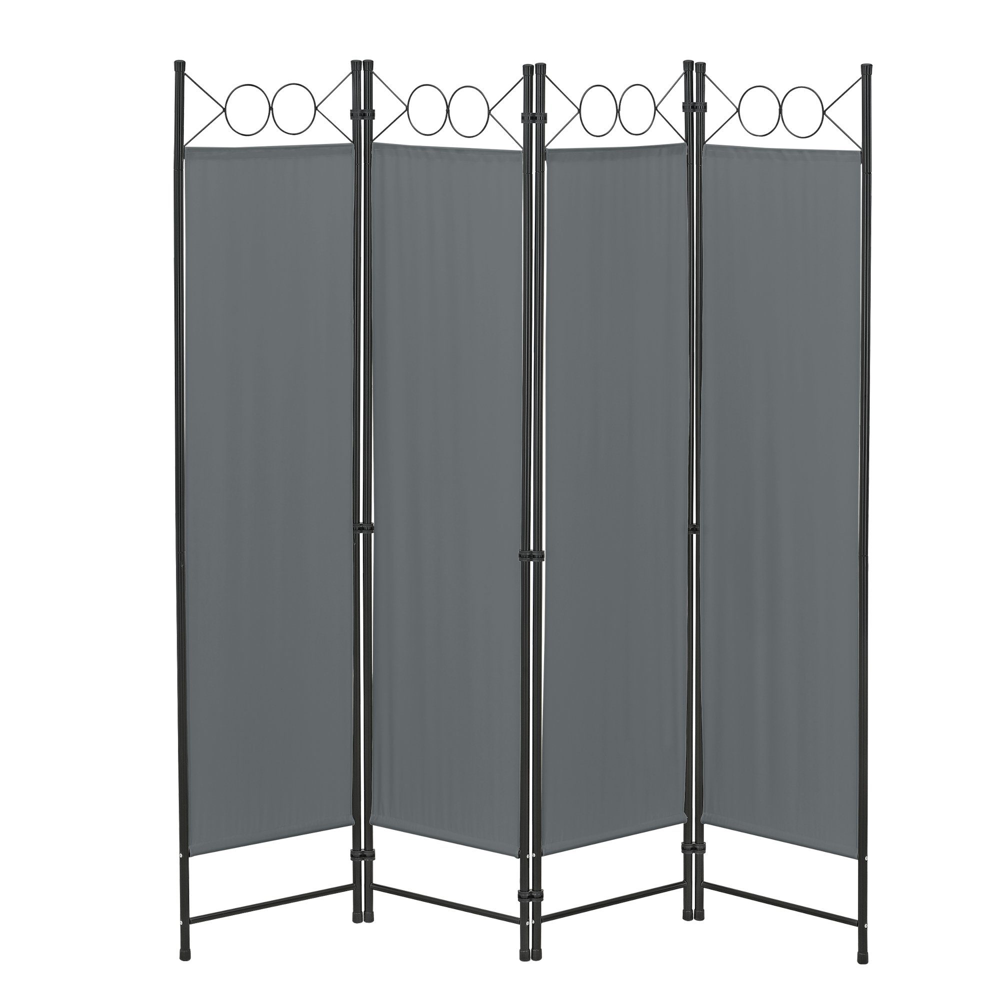 en.casa Paravent, »Saragossa« Spanische Wand 4-teilig Sichtschutz 171x160cm günstig online kaufen