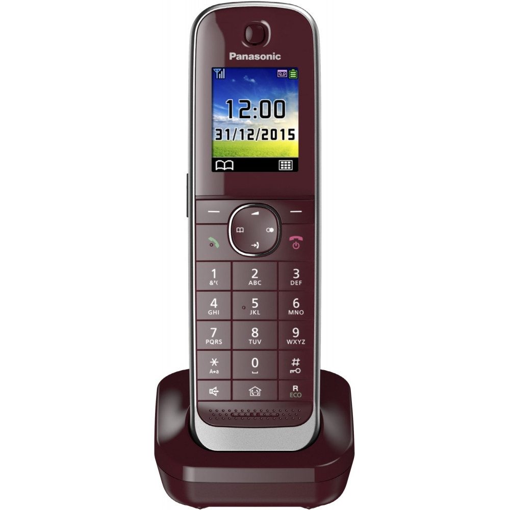 Anrufbeantworter Panasonic KX-TGJA30EXR Schnurlos-Handteil weinrot.