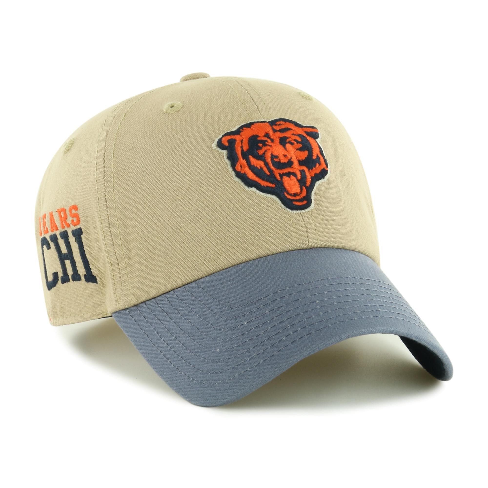 '47 Brand Baseball Cap '47 Brand NFL Cap Chicago Bears Historic Ashfield '47 CLEAN UP Khaki (Basecap, Basecap) CHI Stickerei