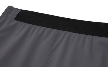 TCA Trainingsshorts TCA Herren Elite Tech Laufhose mit Reißverschlusstaschen - Grau (1-tlg)