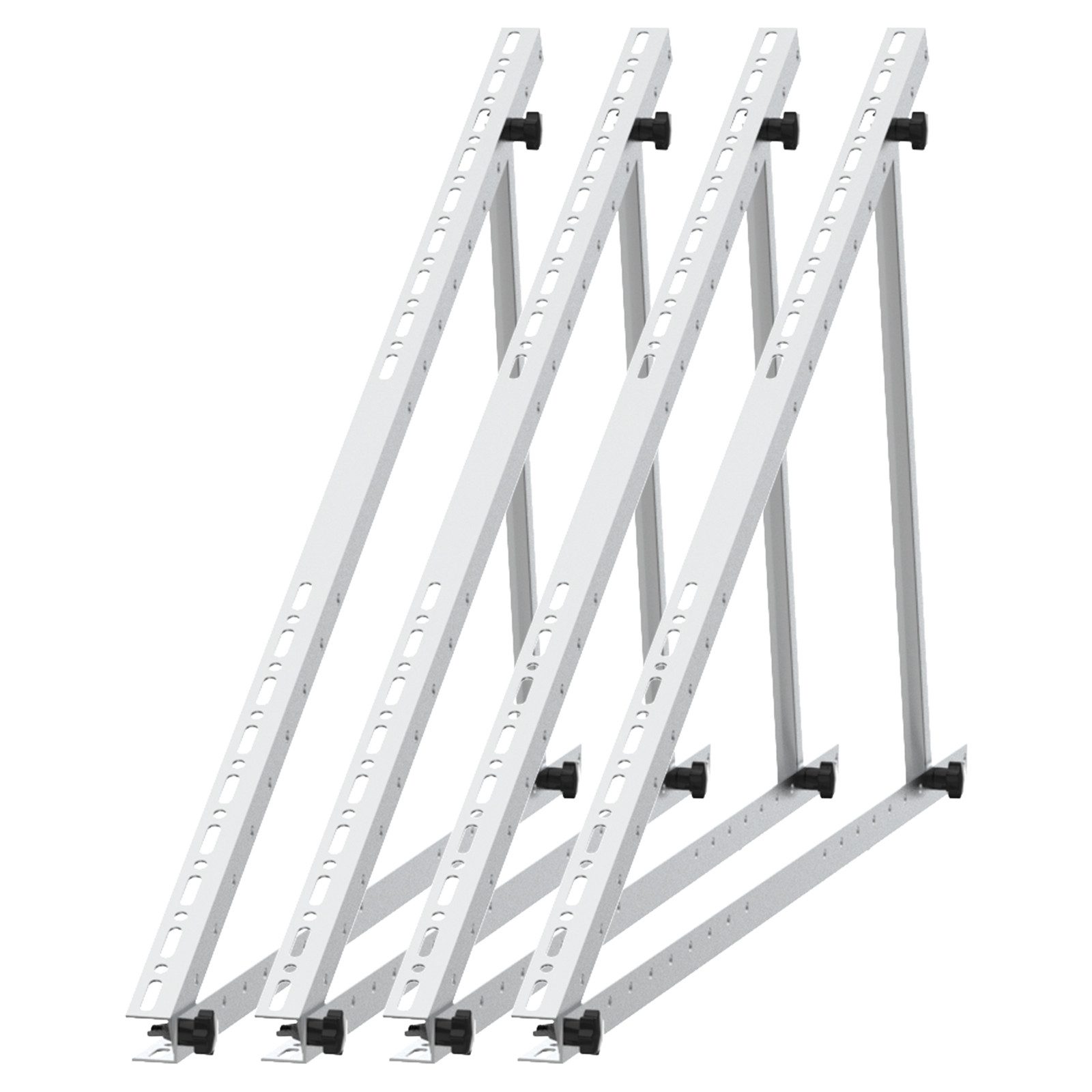 GLIESE Balkonkraftwerk 118 cm Solarmodul-Halterung, 0% Mehrwertsteuersatz, (2 Sets Solarmodulhalterungen und Montagezubehör (ohne Solarmodule)