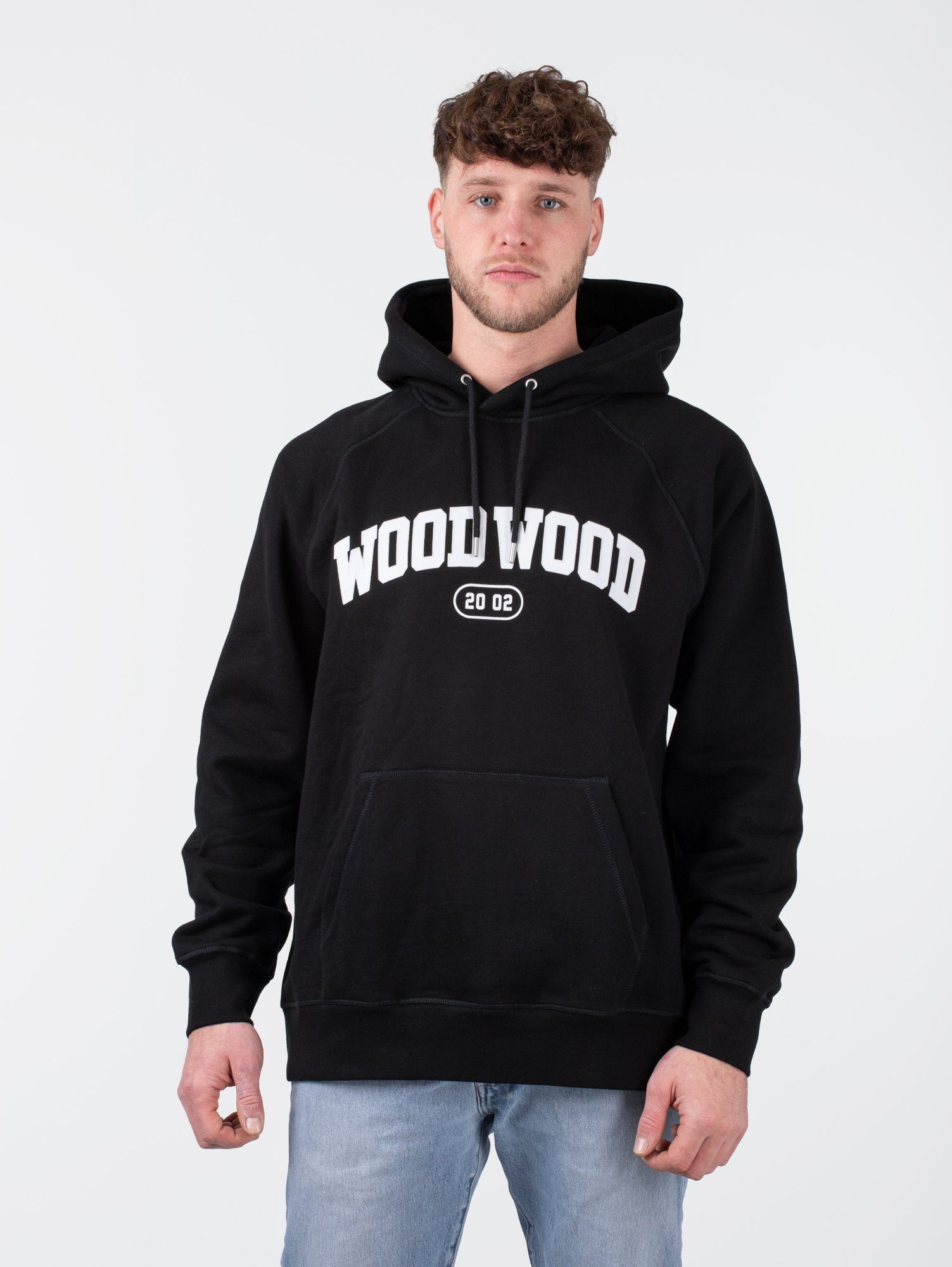 Black WOOD Hoodie Fred Wood Ivy Hoodie WOOD Wood
