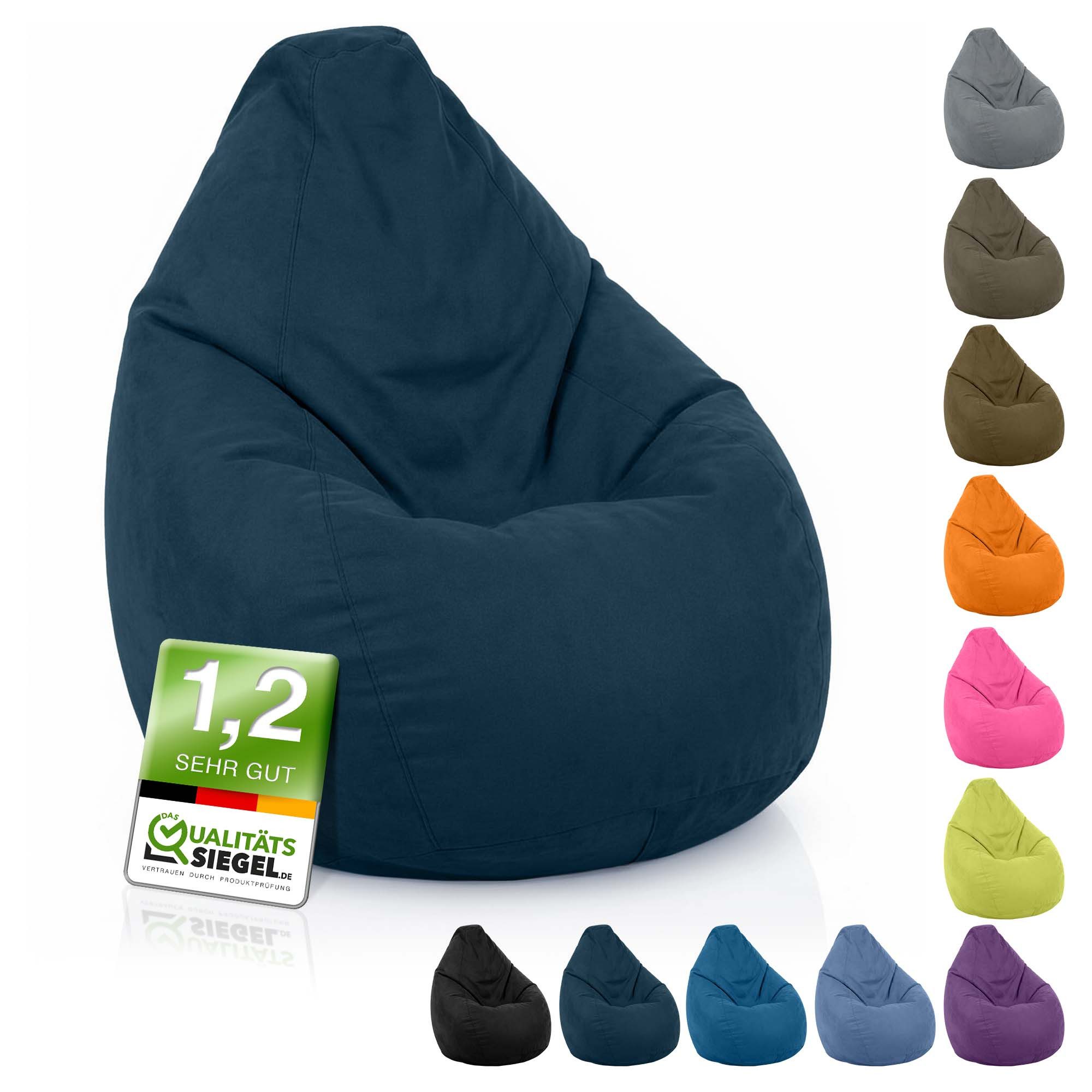 Green Bean Sitzsack Drop (Sitzsack mit Rückenlehne 60x60x90cm - Indoor Sitz günstig online kaufen