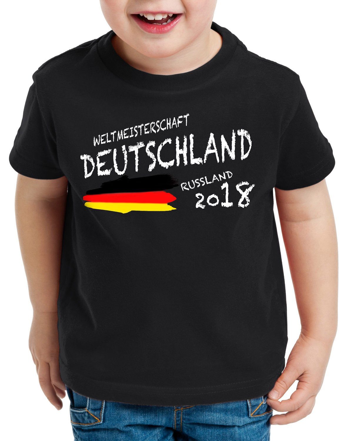 Deutschland Schnurrbart für Erwachsene - schwarz gelb rot Fanartikel, WM,  EM, Fußball Fanartikel - Nationalmannschaft
