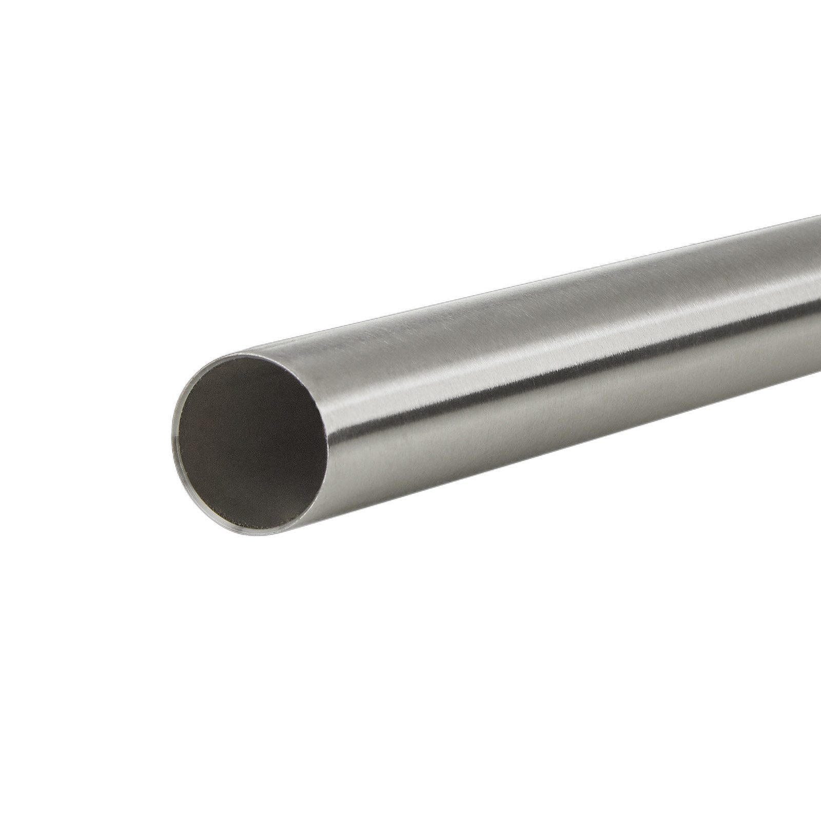 SO-TECH® Garderobenstange Garderobenstange Schrankstange Edelstahl rund Ø 25 mm, (1 St), Kleiderstange Länge: 1000 mm