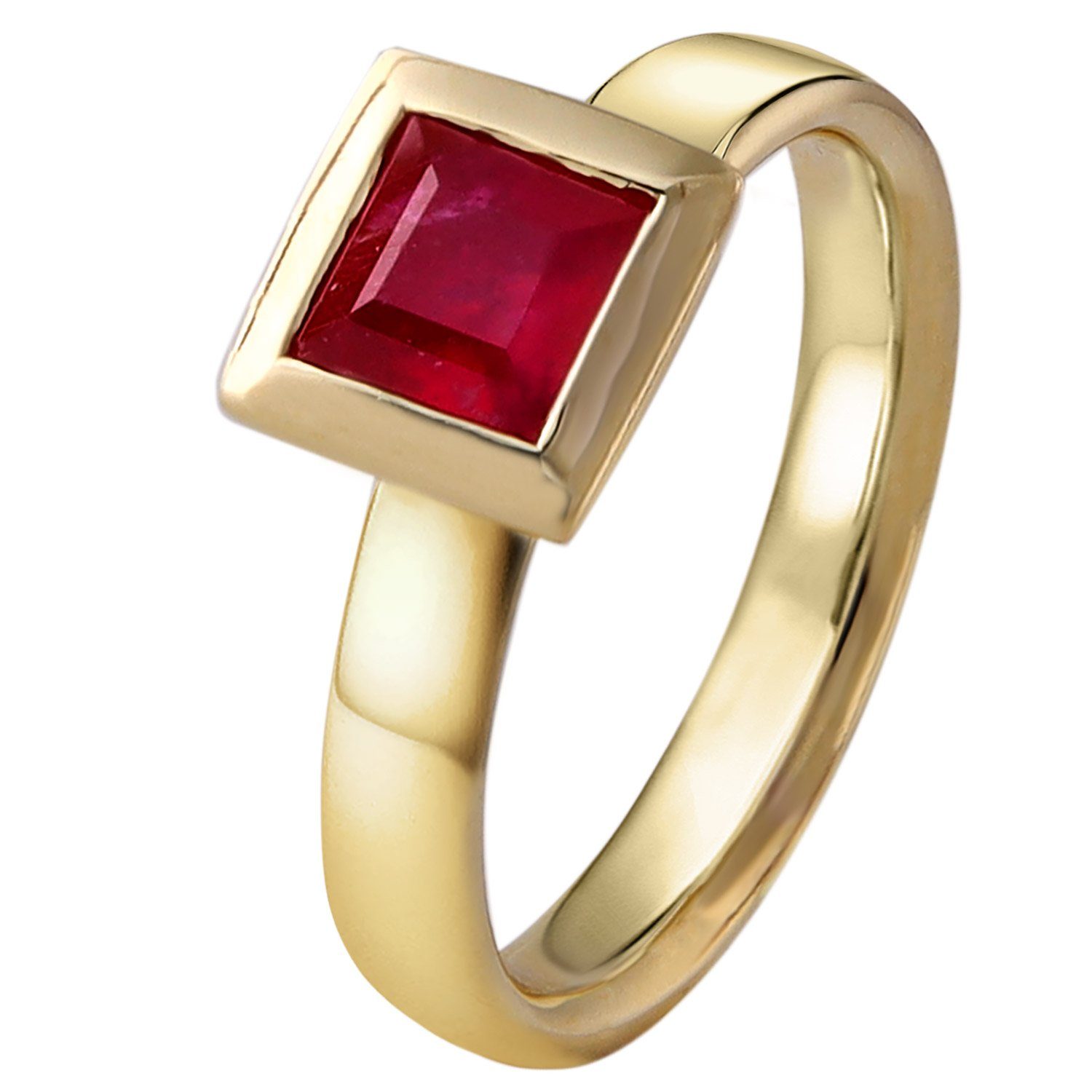 Acalee Goldring DamenGold 333 / 8K mit Rubin